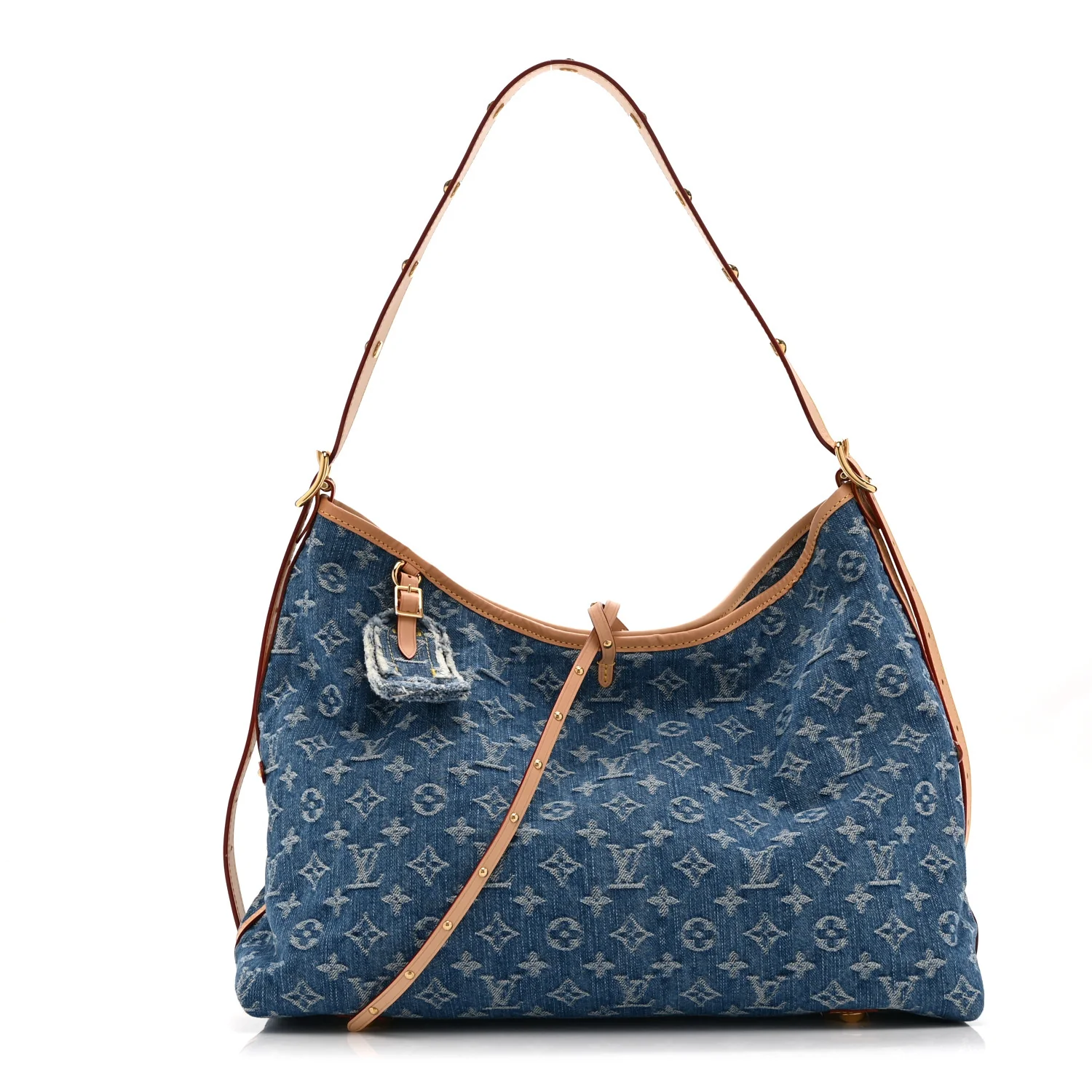 Monogram Denim CarryAll MM Blue