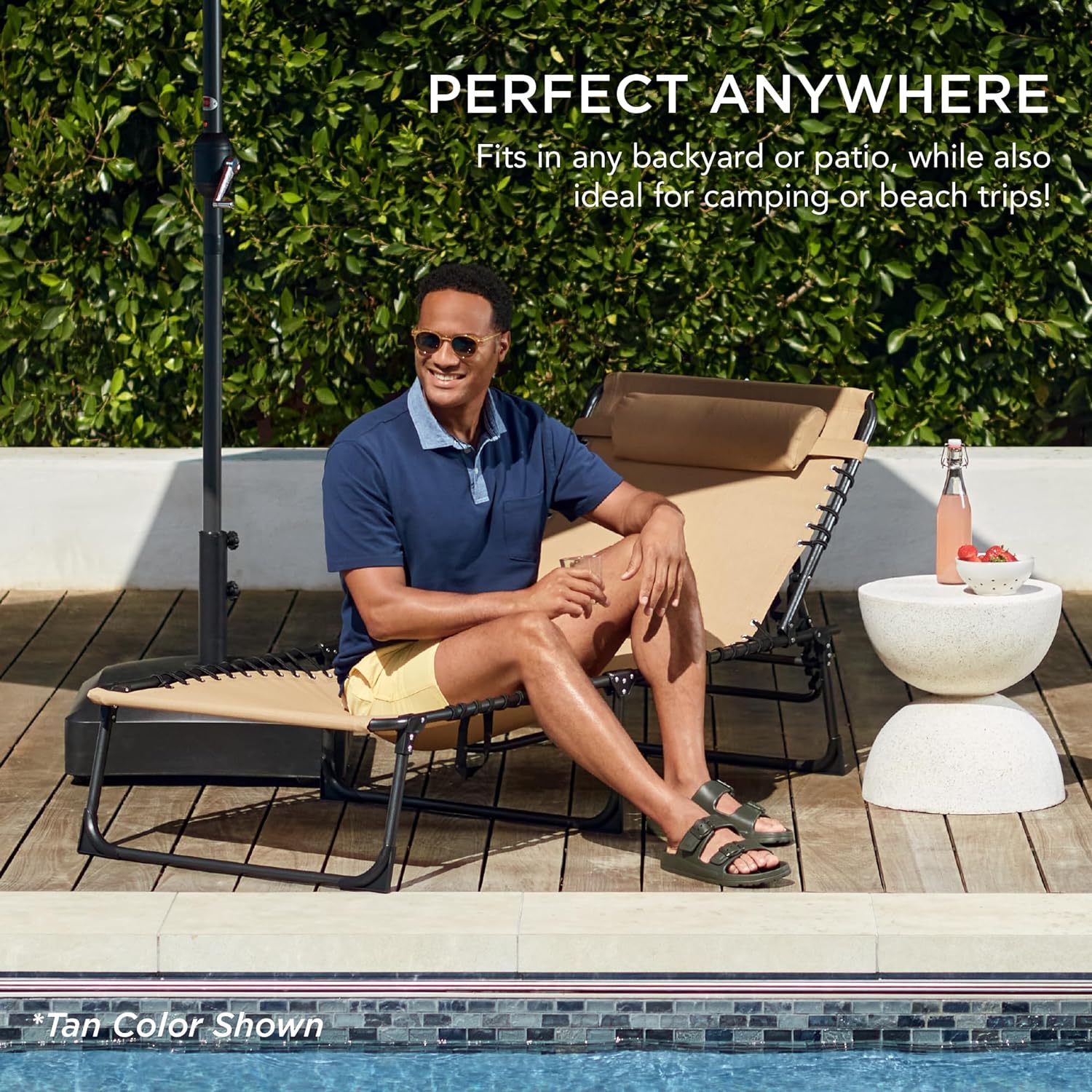 Best Choice Products Patio Chaise Lounge Chair