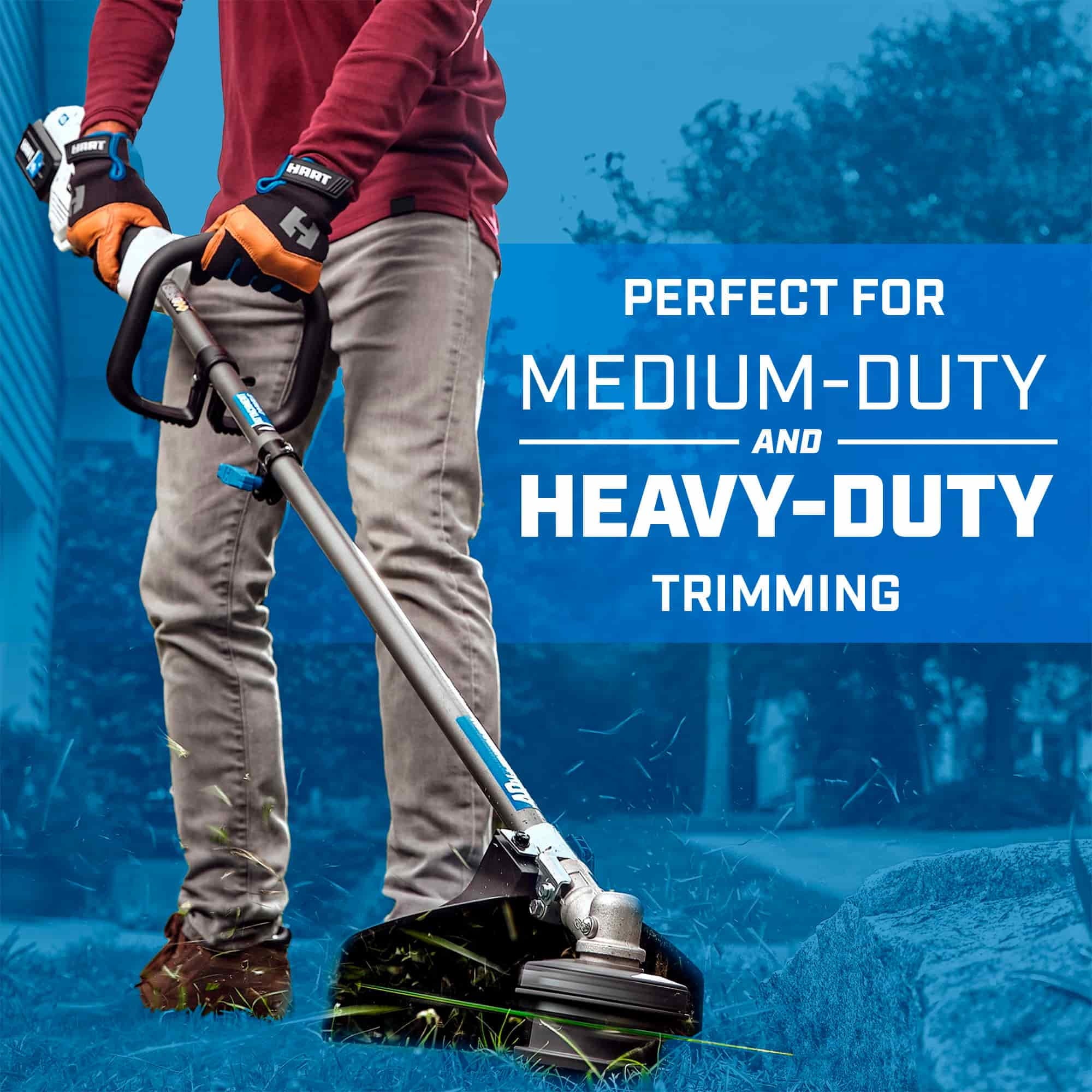 40-Volt Cordless Attachment Capable 15-inch String Trimmer Kit, (1) 4.0Ah Lithium-Ion Battery(Battery Included) - Image 2