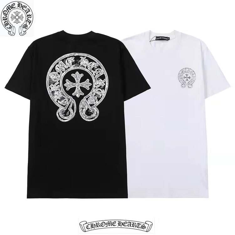 【CHROME HEARTS】（クロムハーツ）男女兼用、ご好評に付き再入荷！半袖Tシャツ