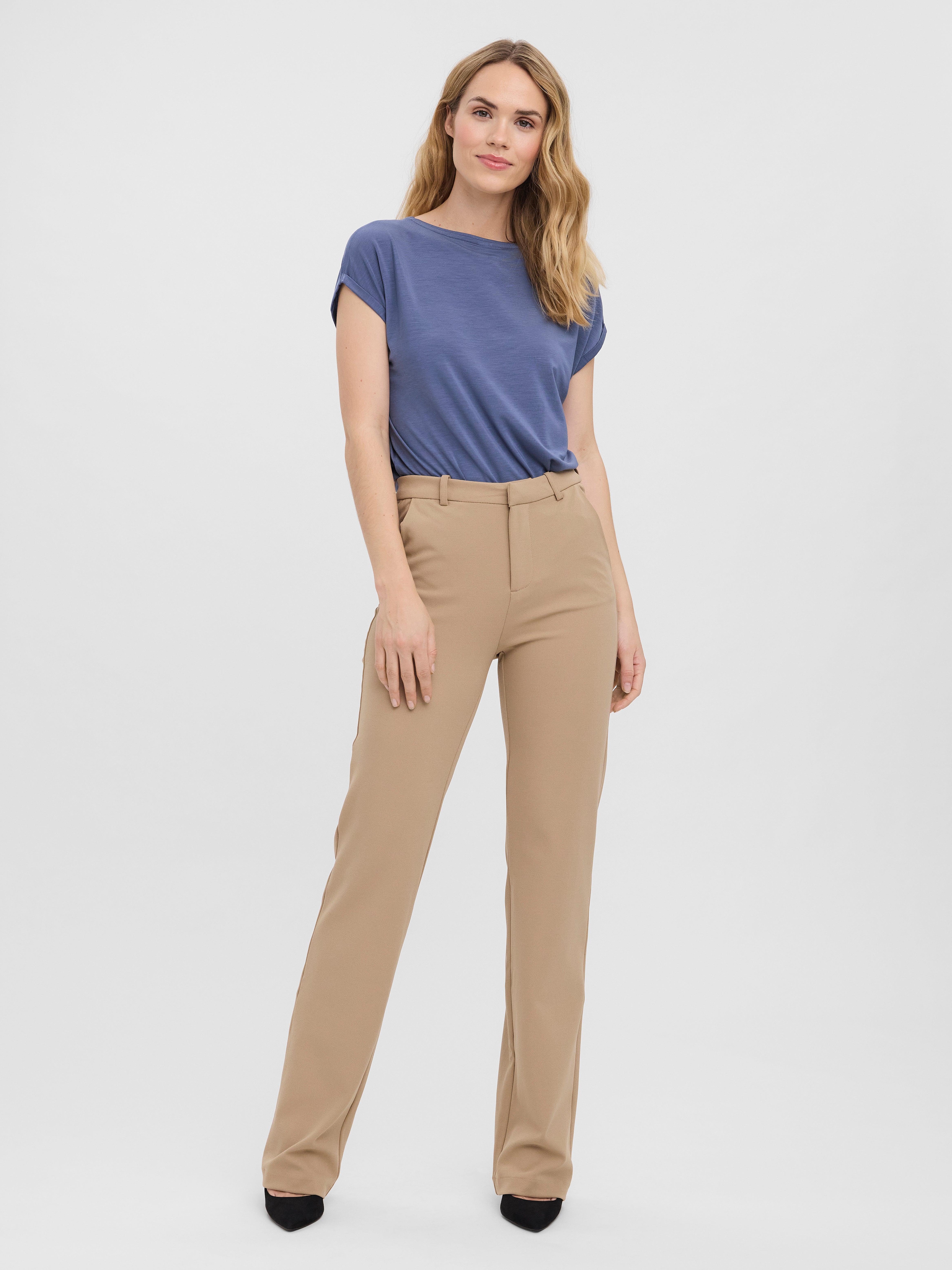 VERO MODA® VMZAMIRA Mid waist Trousers