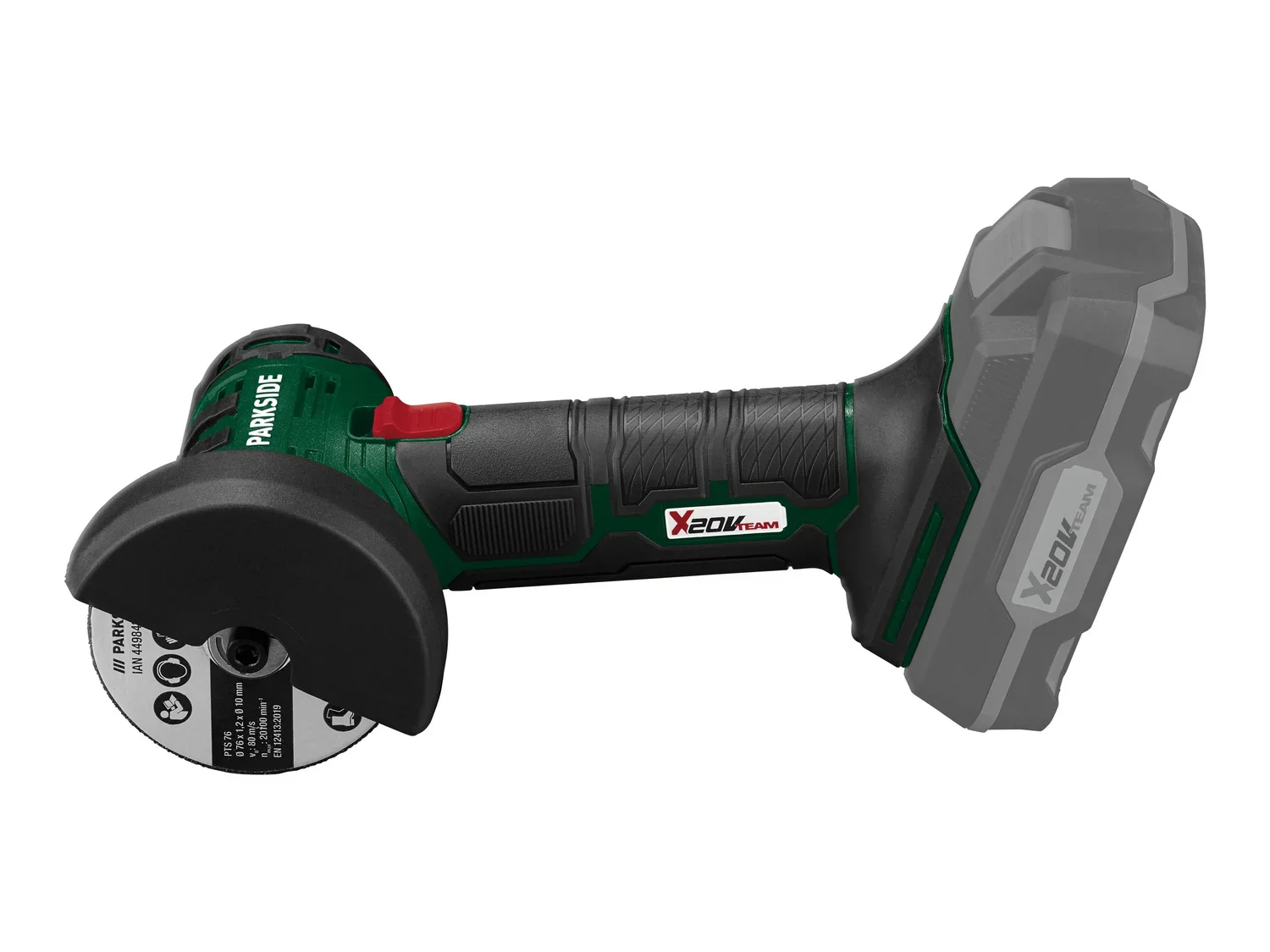 PARKSIDE Meuleuse d'angle sans fil PWSAM 20-Li A1, 20 V