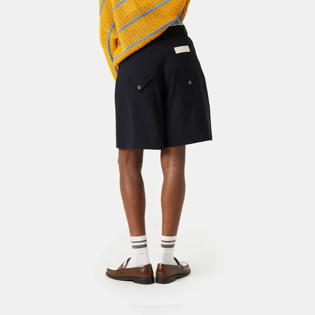 Refined Dark Navy Jorts