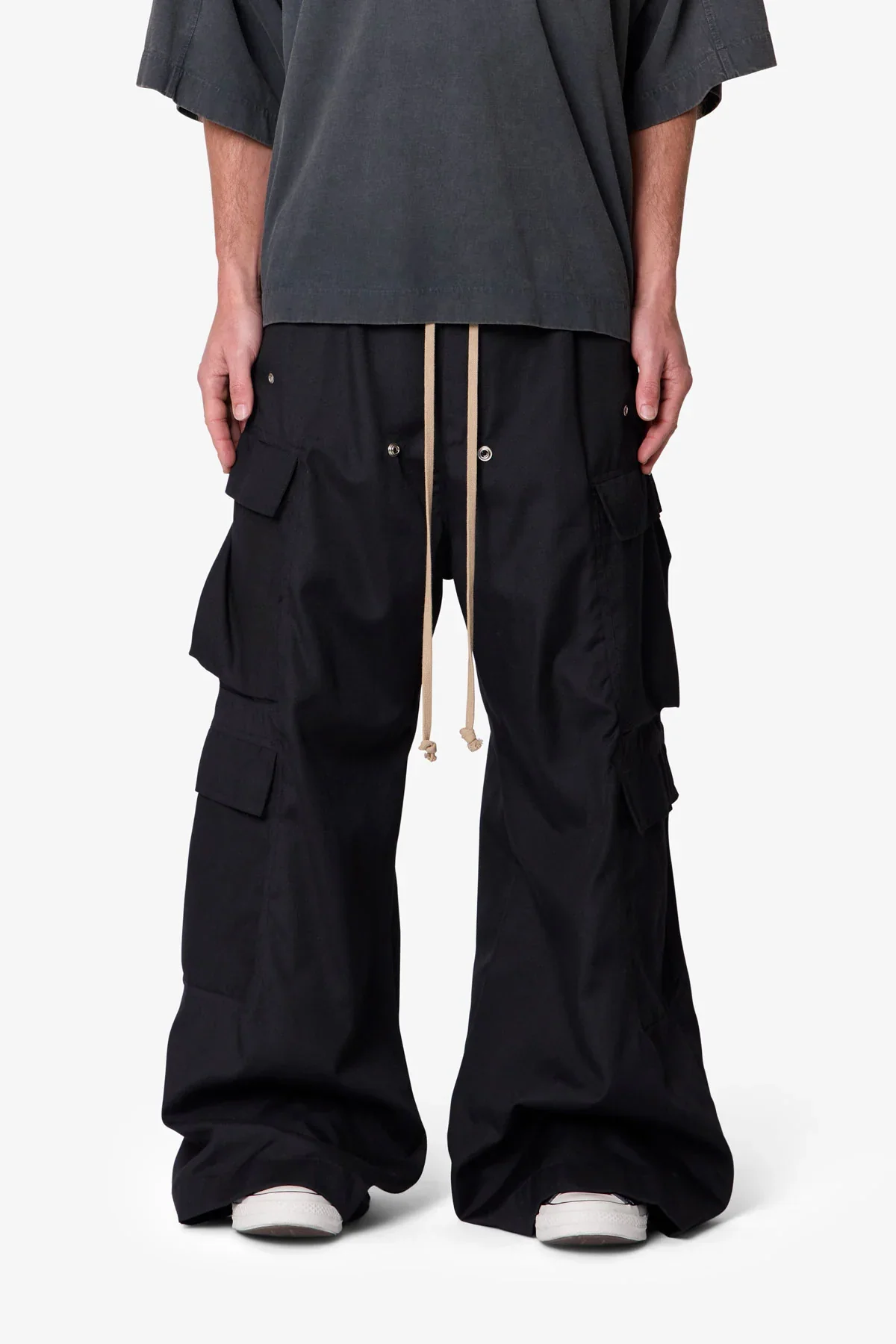 Rave Double Cargo Pants - Black