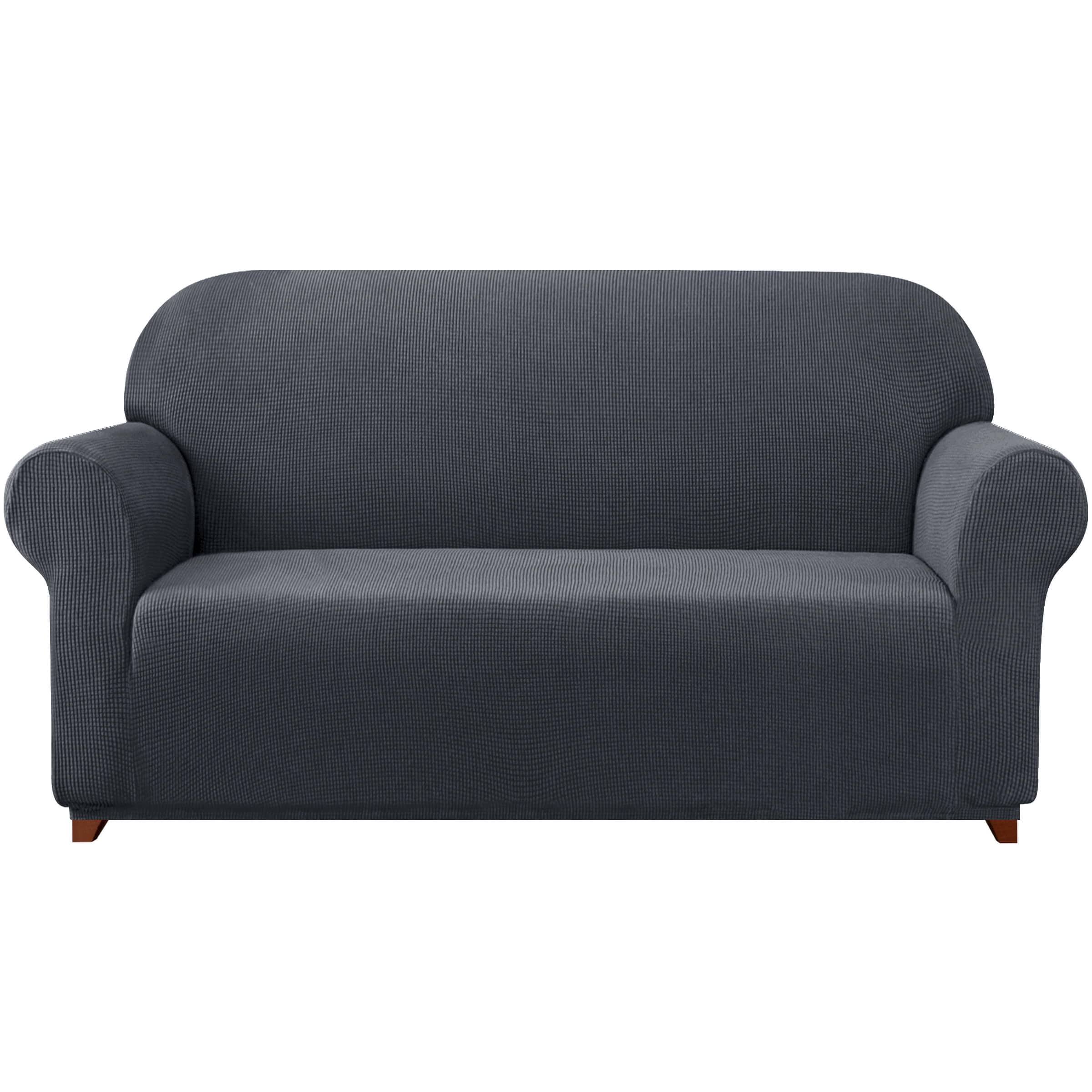 Subrtex 1-Piece Spandex Stretch Slipcover (Sofa, Gray)
