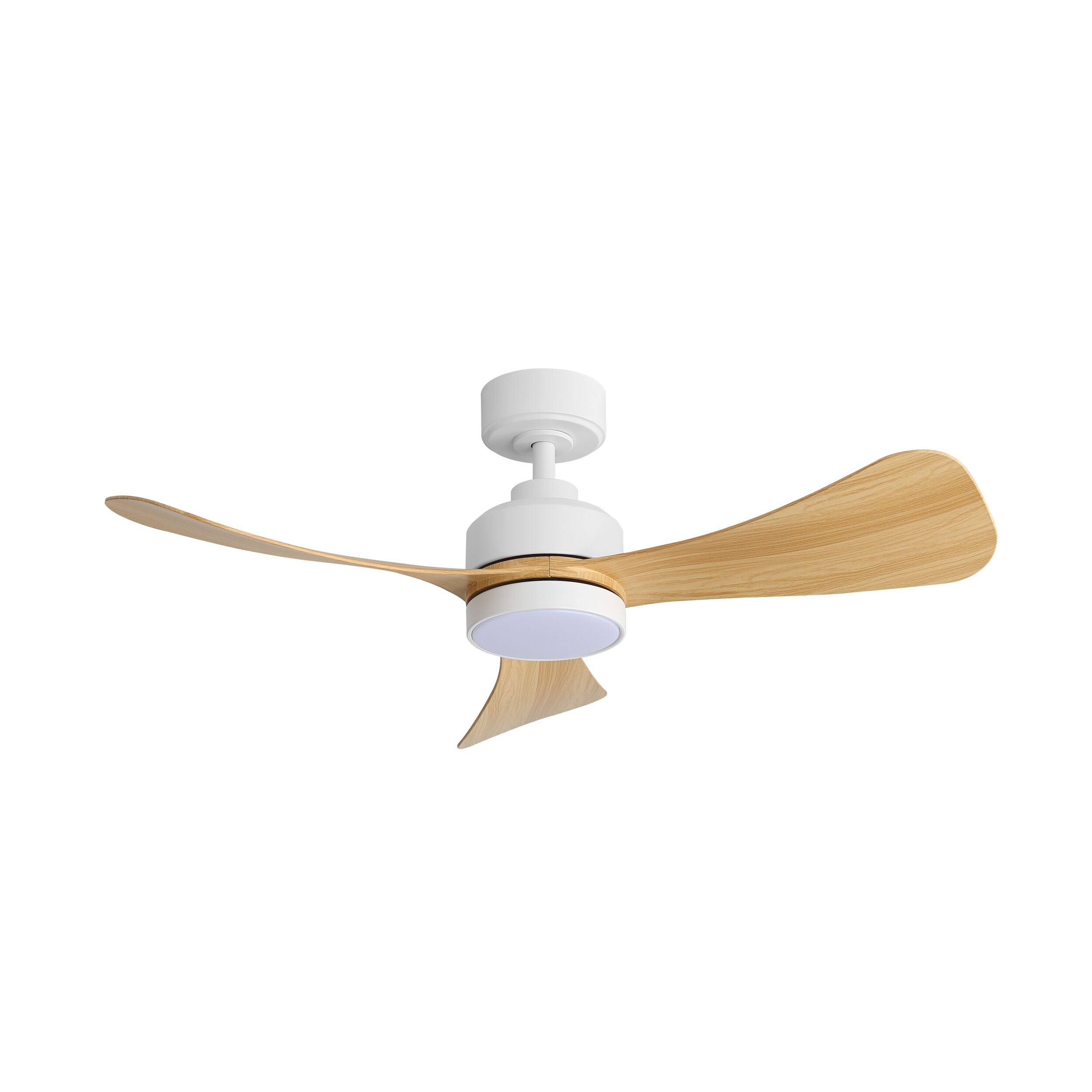 Cove 106cm Indoor DC Fan - White with Natural ABS Blades
