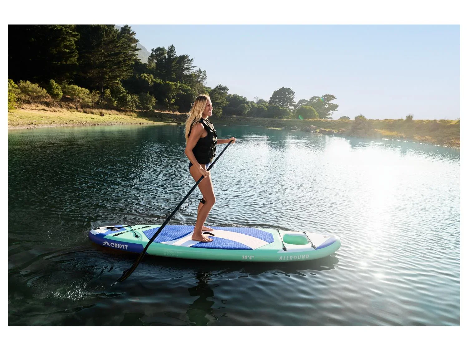 CRIVIT Stand up paddle gonflable polyvalent Aquaview