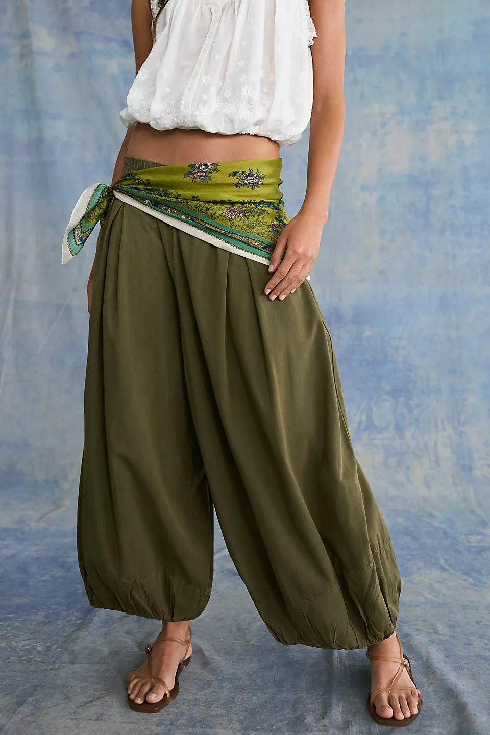 Moonflower Pull-On Balloon Pants