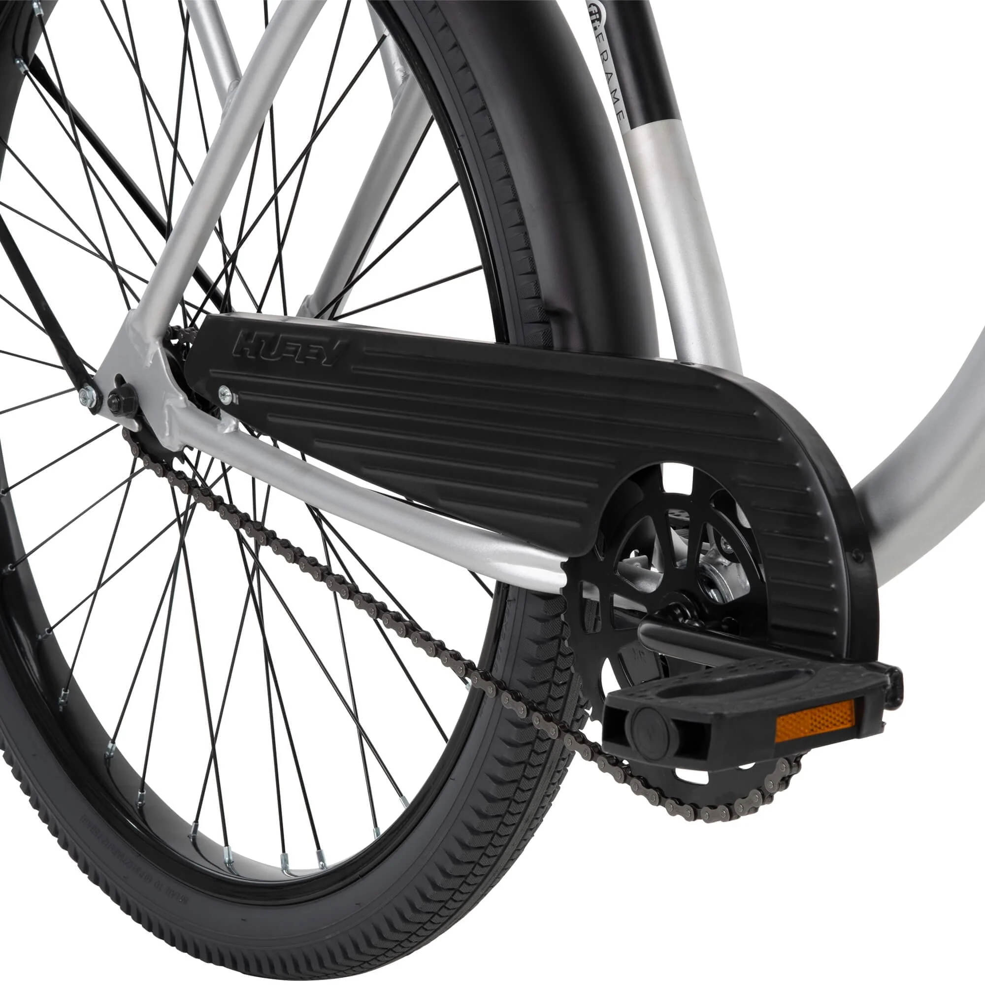 26 In Men¡¯s Beach Cruiser Bike, Silver Image 8