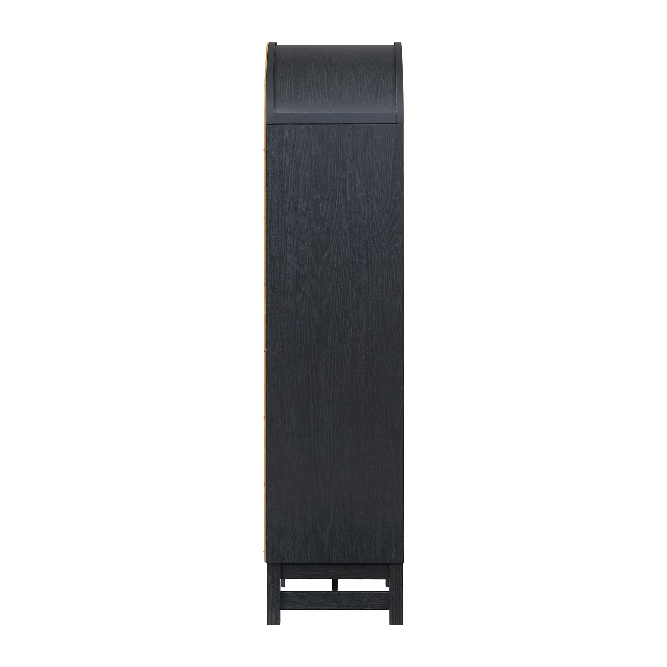 Better Homes & Gardens Juliet Narrow Arch Bookcase, Deep Green and Light Honey