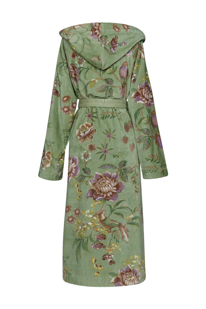 Pip Studio Secret Garden Badjas - Groen - XXL