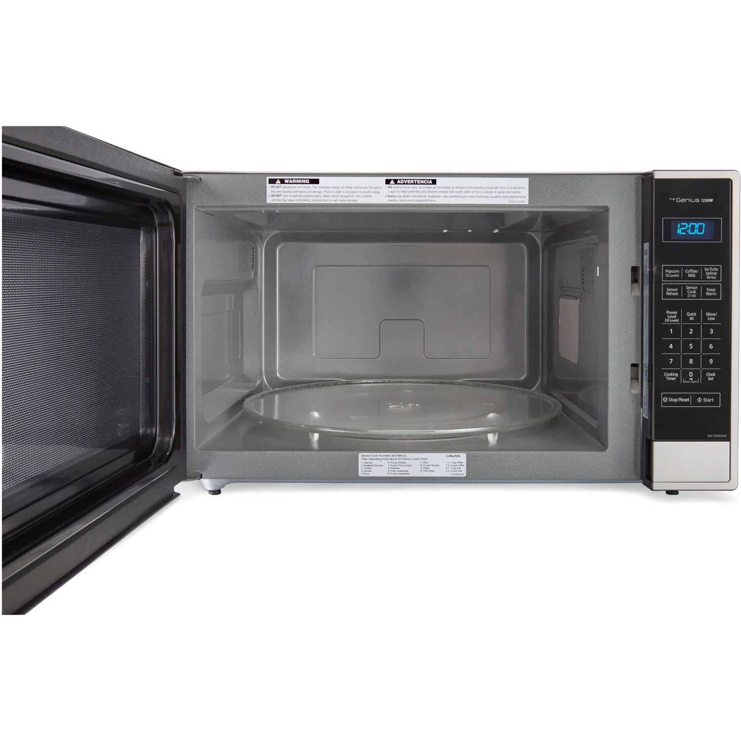 Panasonic 2.2 - Cu. Ft. 1250W Countertop Microwave with Inverter Technology, Stainless Steel NN - SN95HS