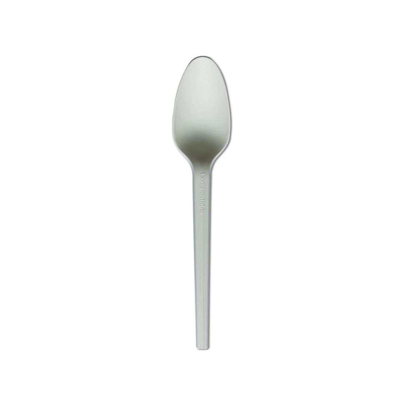 Cuillère à soupe plastique blanc x12
