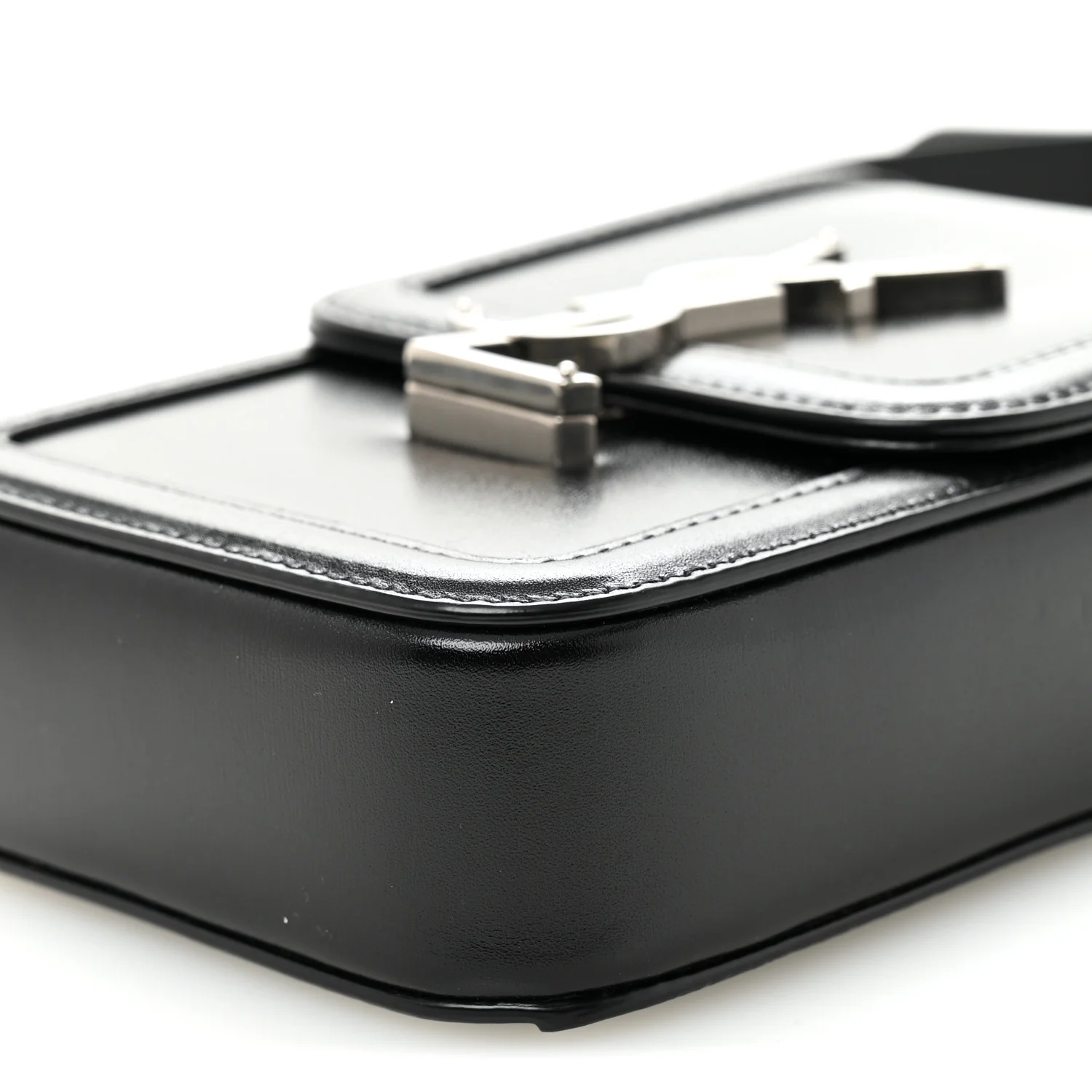 Smooth Calfskin Mini Solferino Satchel Black