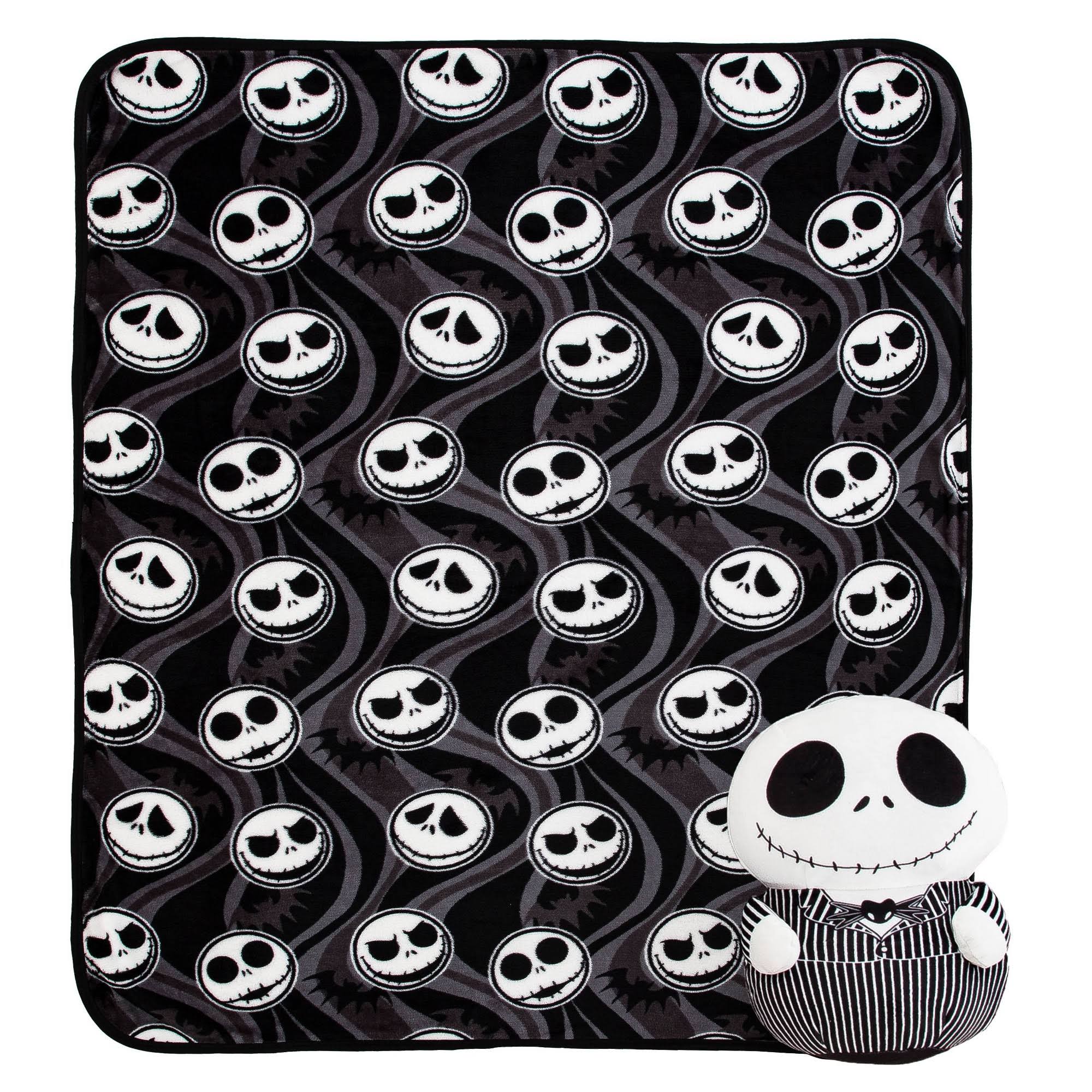 Disney Nightmare Before Christmas Jack Throw Blanket and HD Hugger New with Tag