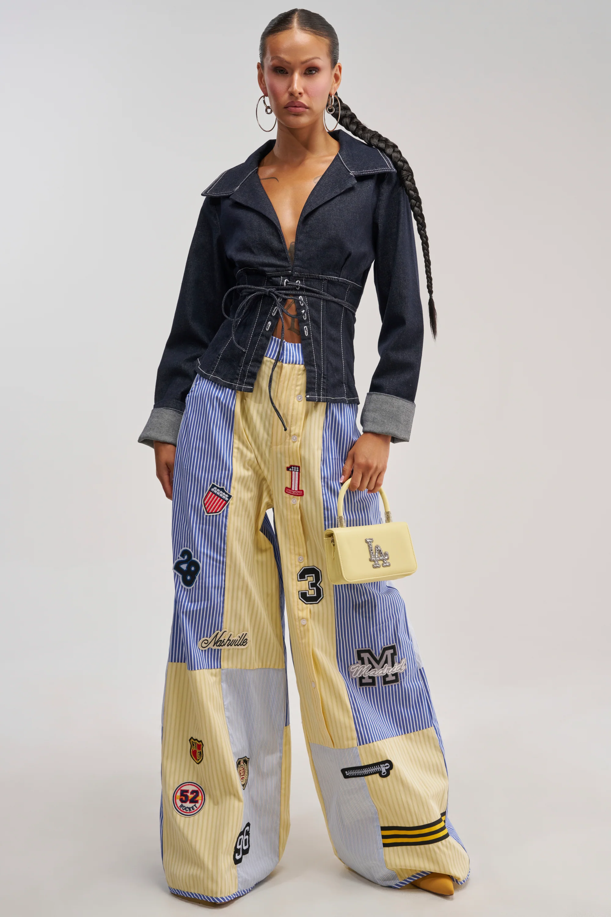 BACK TO SCHOOL POPLIN TROUSER - Akira Store