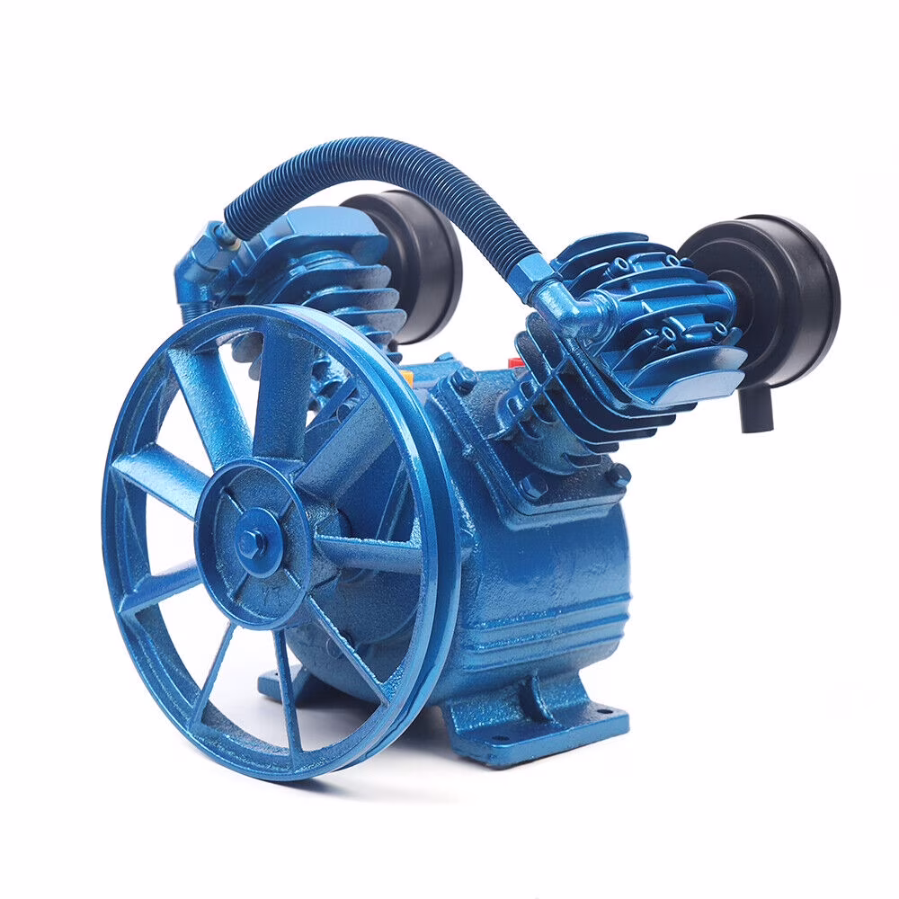 2 Piston Air Compressor Head Pump V Style Twin Cylinder Single Stage 2-HP 115PSI