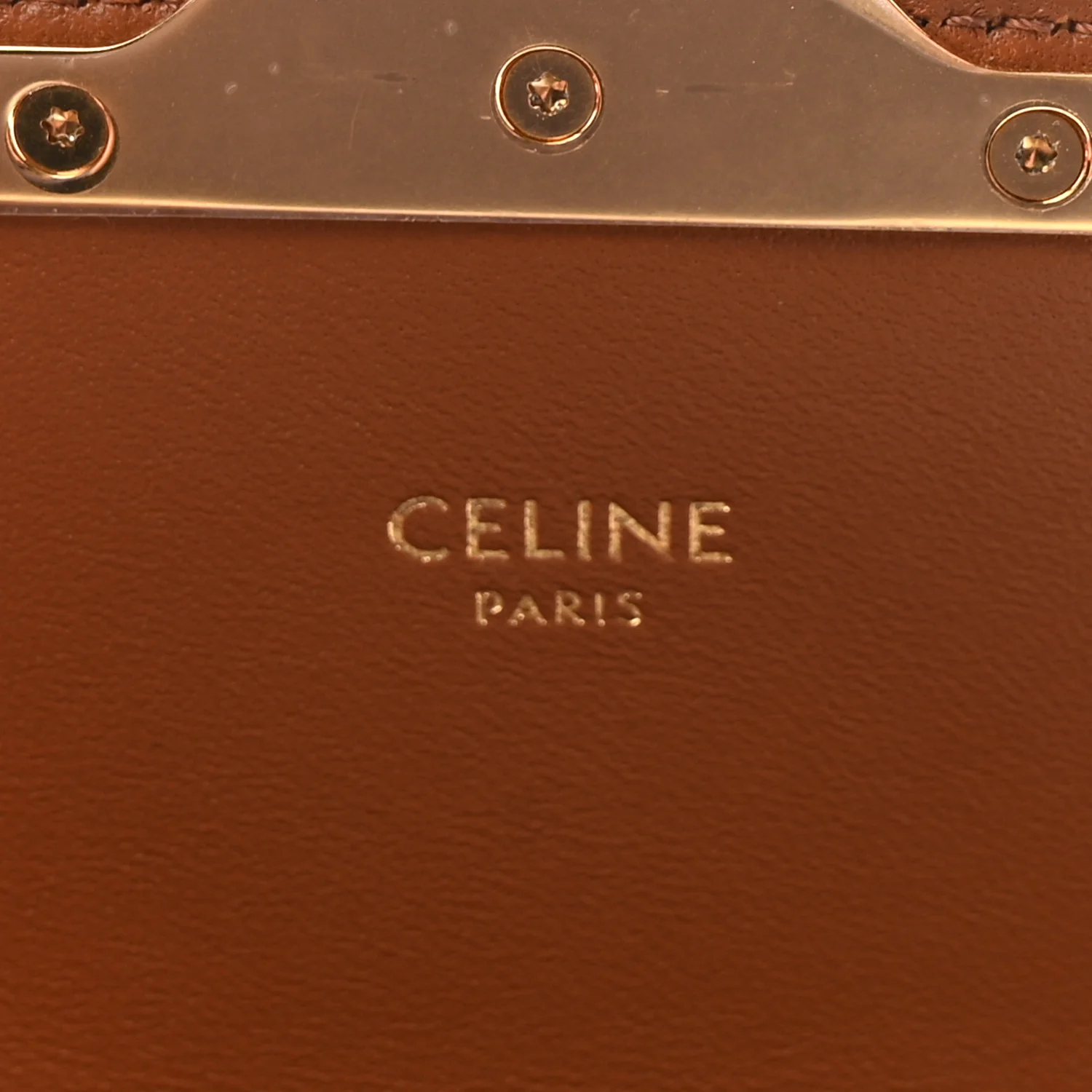 Canvas Calfskin Triomphe Shoulder Bag White