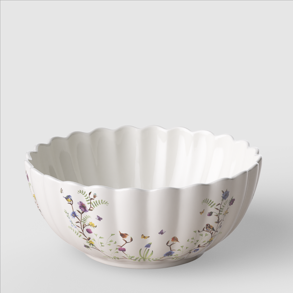 Spring Fantasy Cereal bowl - Green, 18.6 oz, Premium Porcelain