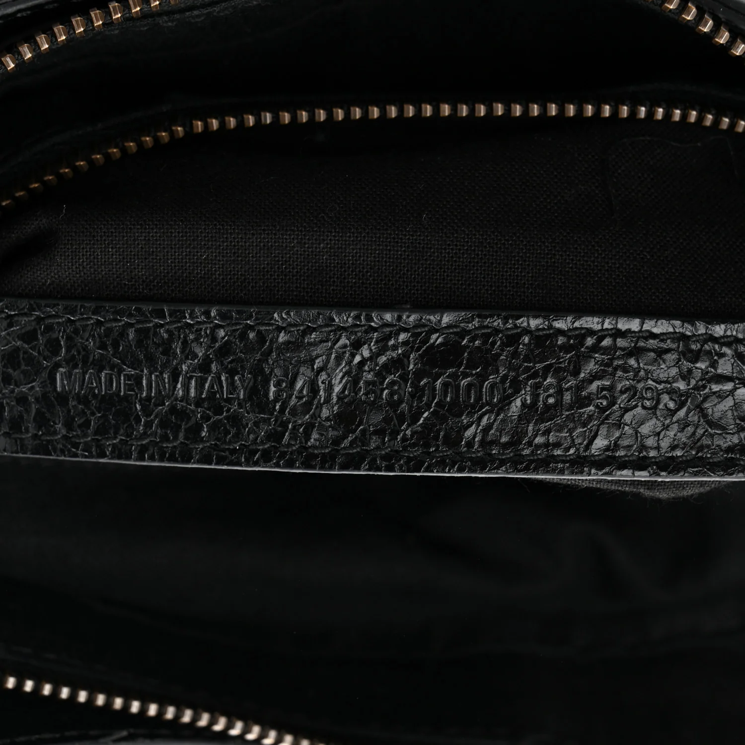 Agneau Arena Classic Hardware Le City First Bag Black