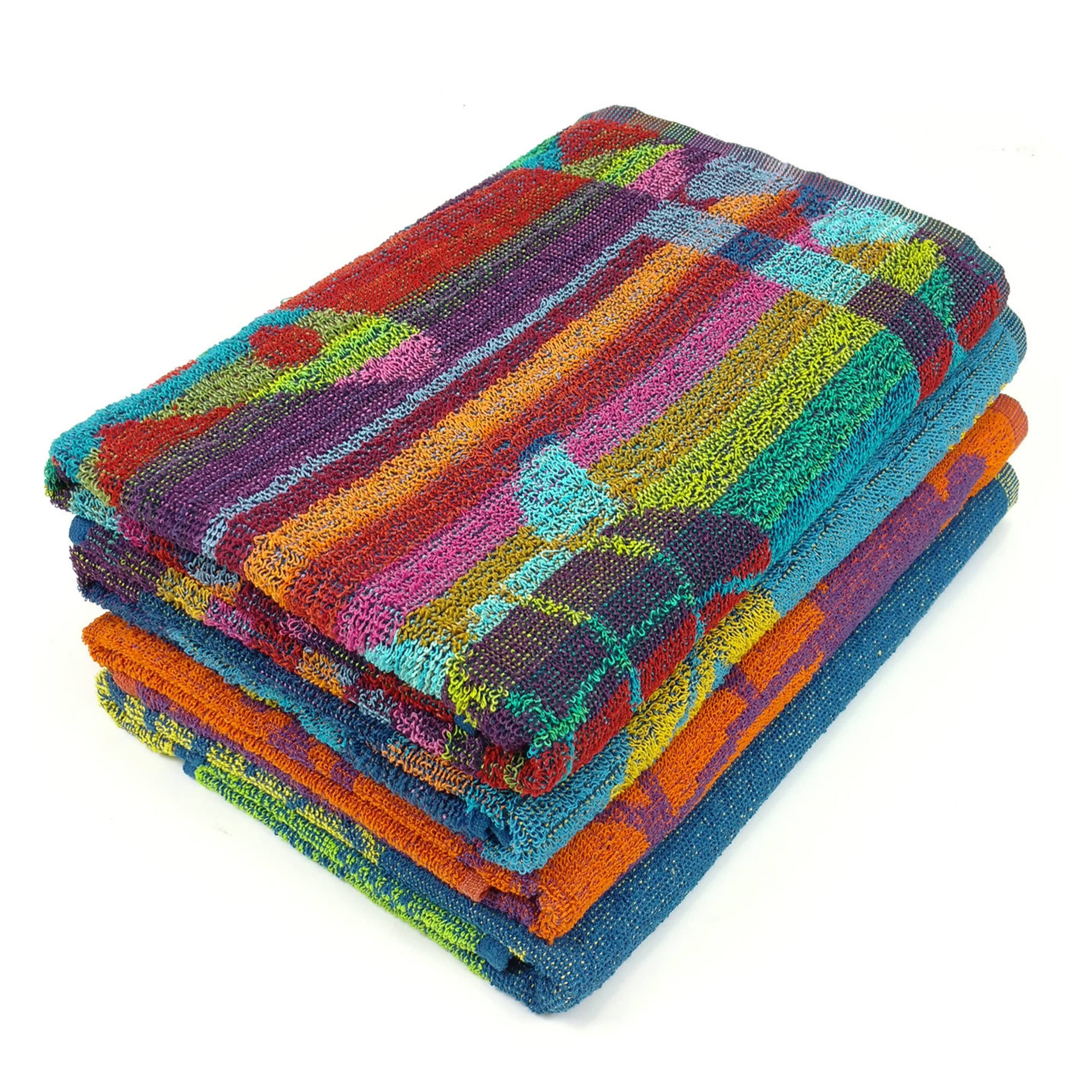 Kaufman Terry Beach Pool Towel 4 Pack of Assorted Colors 30in x 60in