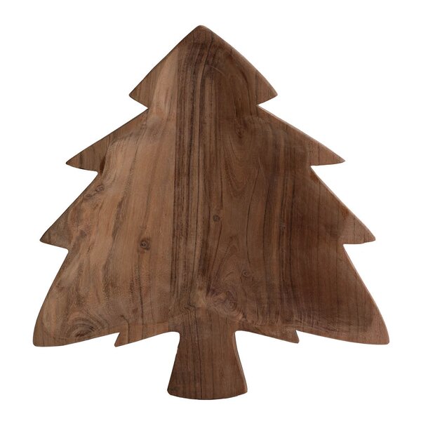 Juletre serveringsbrett 35x34 cm akasietre