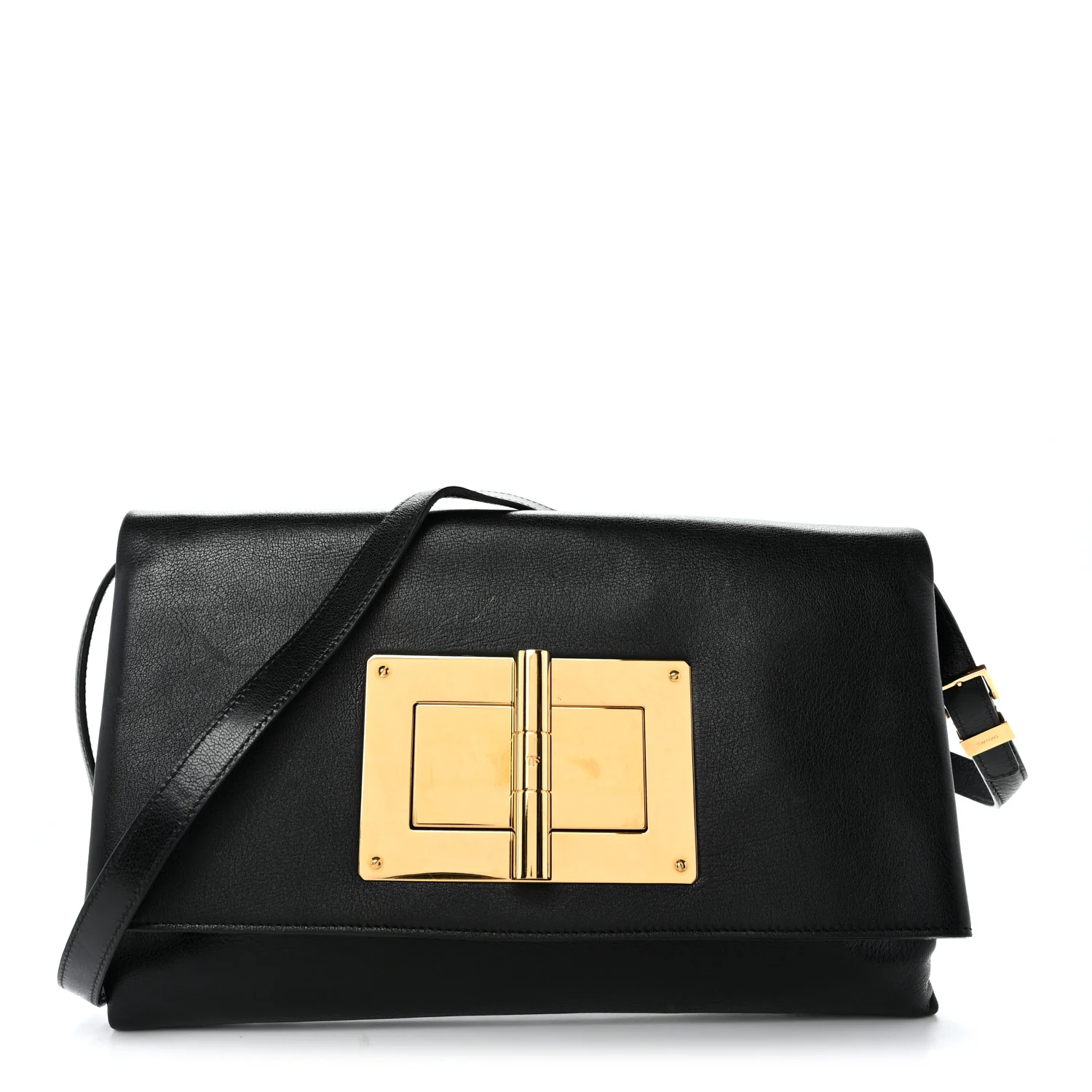 Calfskin Natalia Convertible Clutch Black