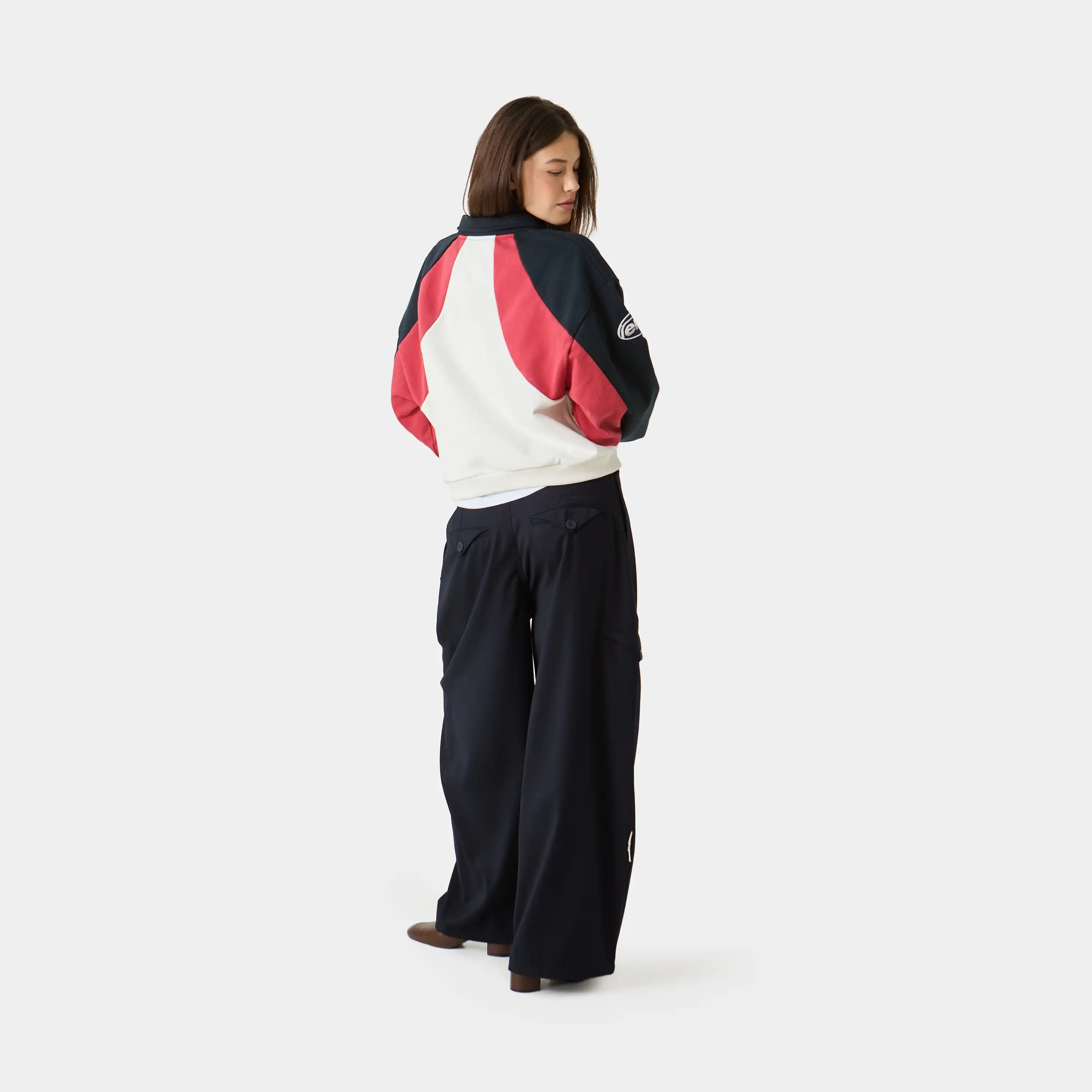Tipton Navy Polo Crewneck