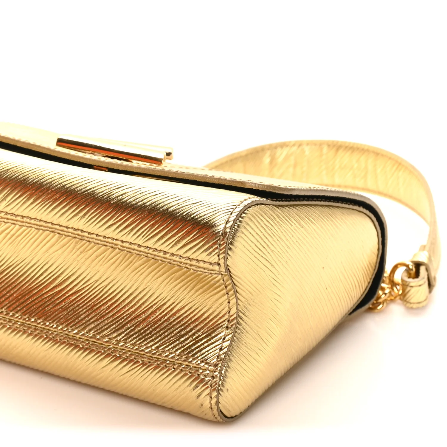 Epi Twist Shoulder Bag PM Gold