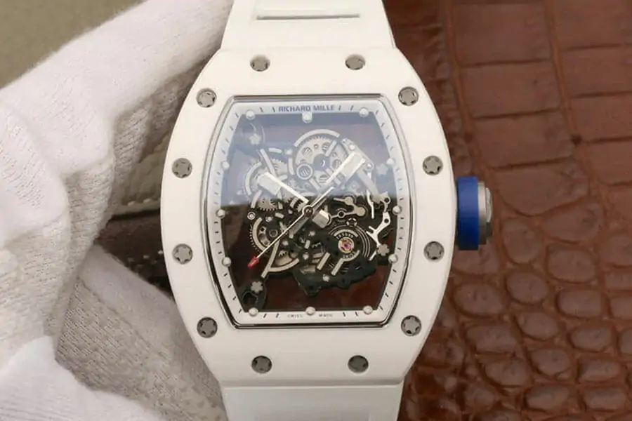 Richard Mille RM055 KV Factory White Case