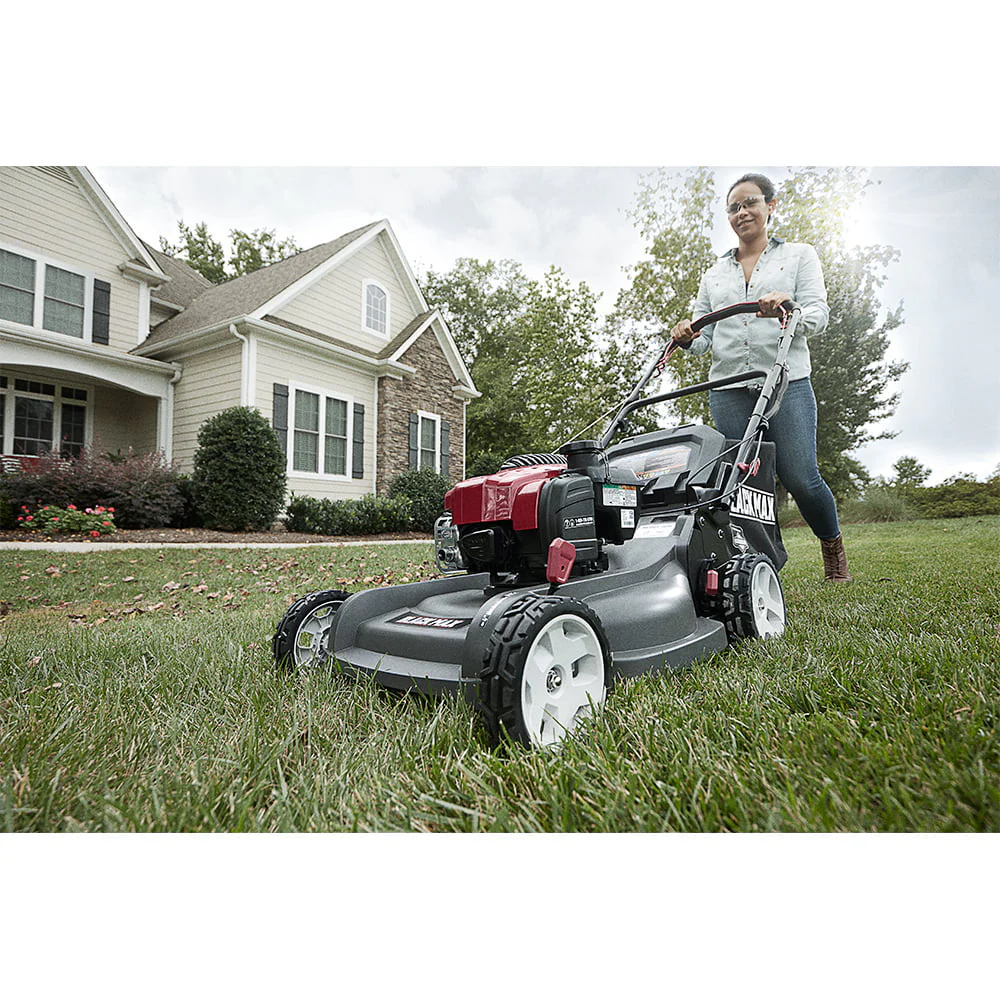 Restored Black Max 21 Inch 150cc Self Propelled Gas Mower with Briggs Stratton Engine (Refurbished) Image 5