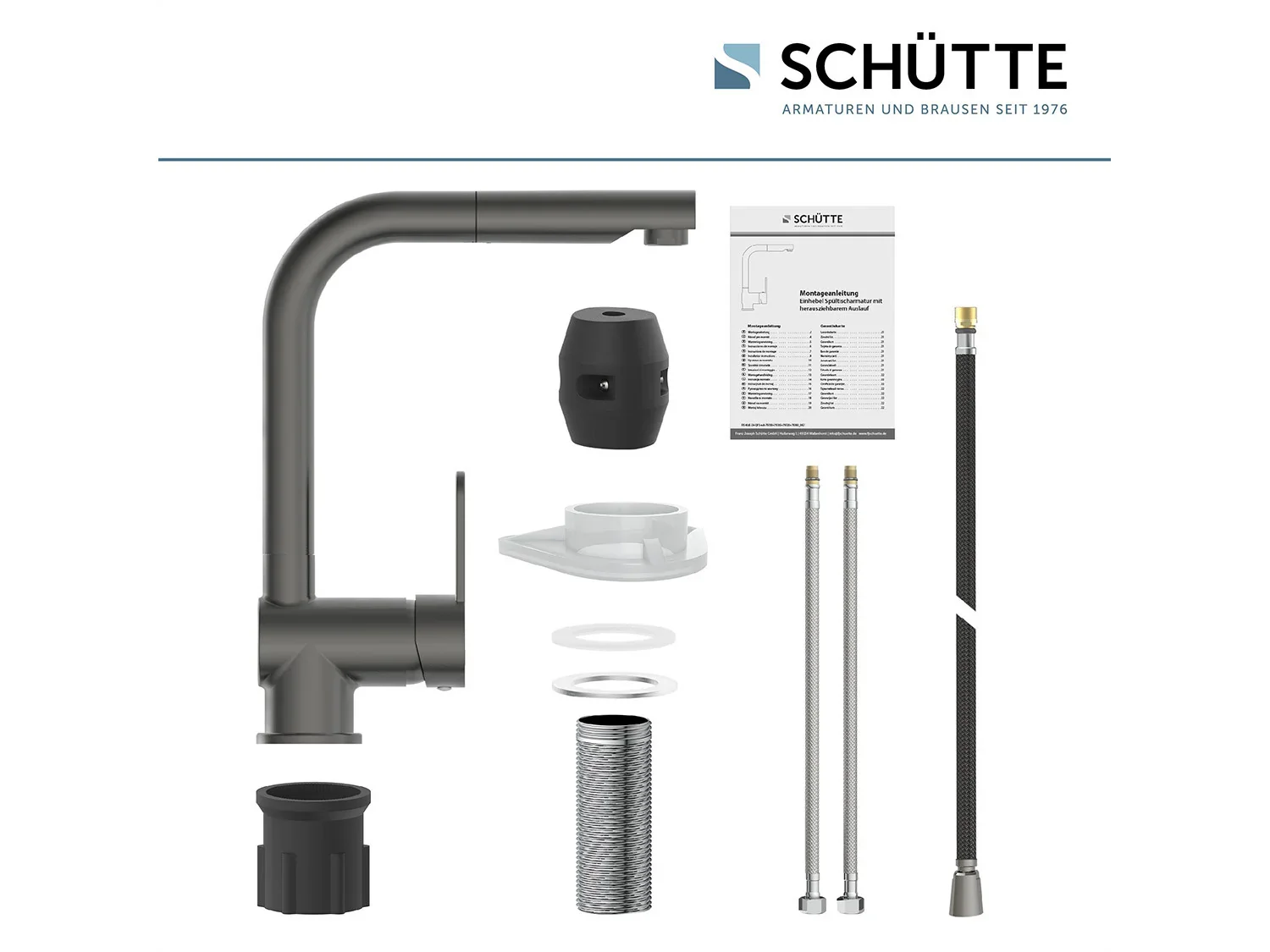 Schtte Mitigeur robinet de cuisine LONDON, avec bec extensible
