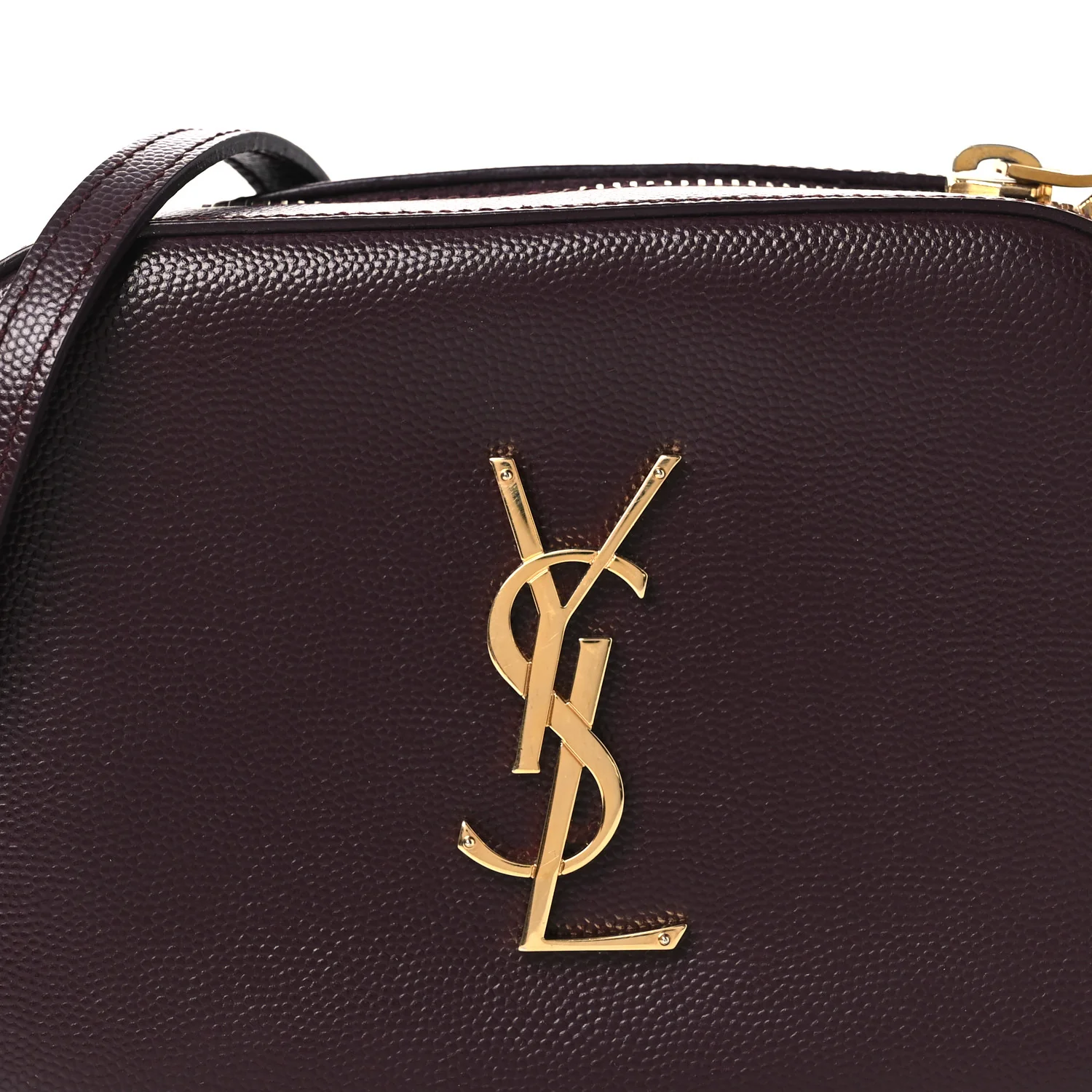 Grain De Poudre Small Classic Monogram Camera Bag Amaranto