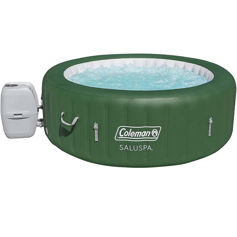 Spa gonflable SaluSpa | Spa portable avec système d'eau chauffée et jets de bulles | Peut accueillir jusqu'à 6 personnes