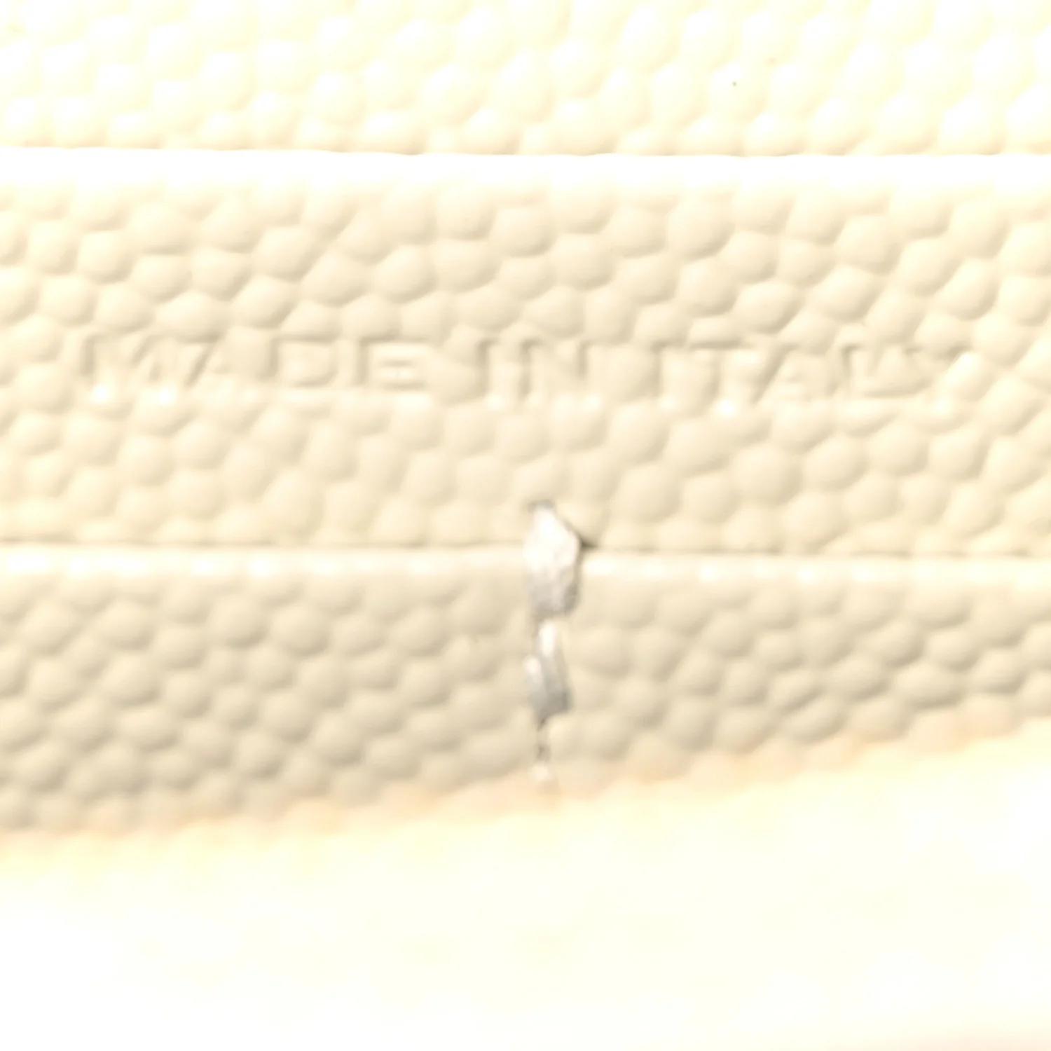 Grain De Poudre Matelasse Chevron Monogram Envelope Chain Wallet Crema Soft