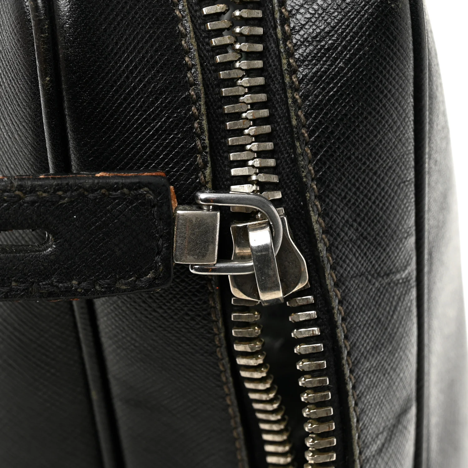 Saffiano Travel Briefcase Black