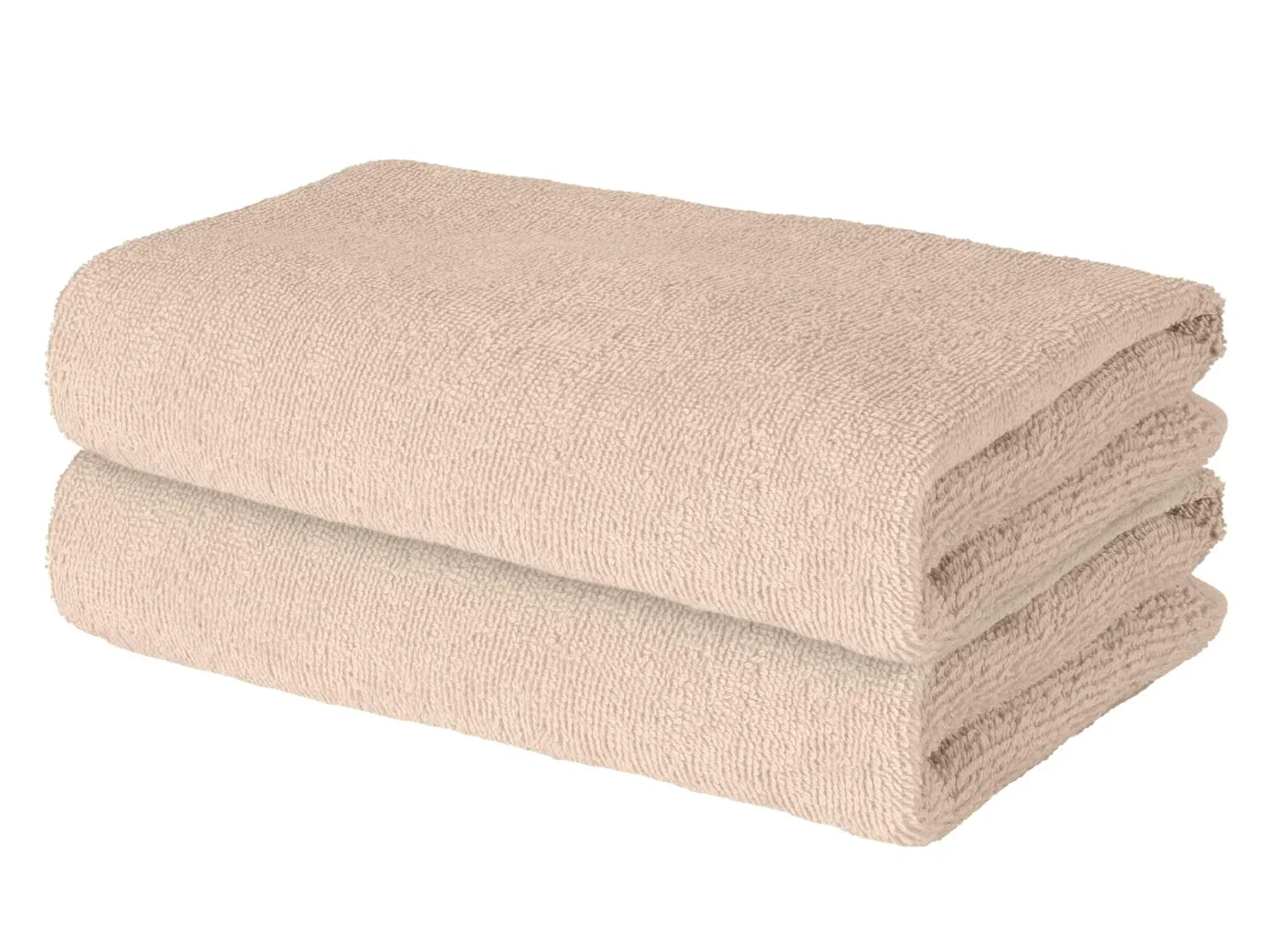 LIVARNO Lot de 2 serviettes en ponge
