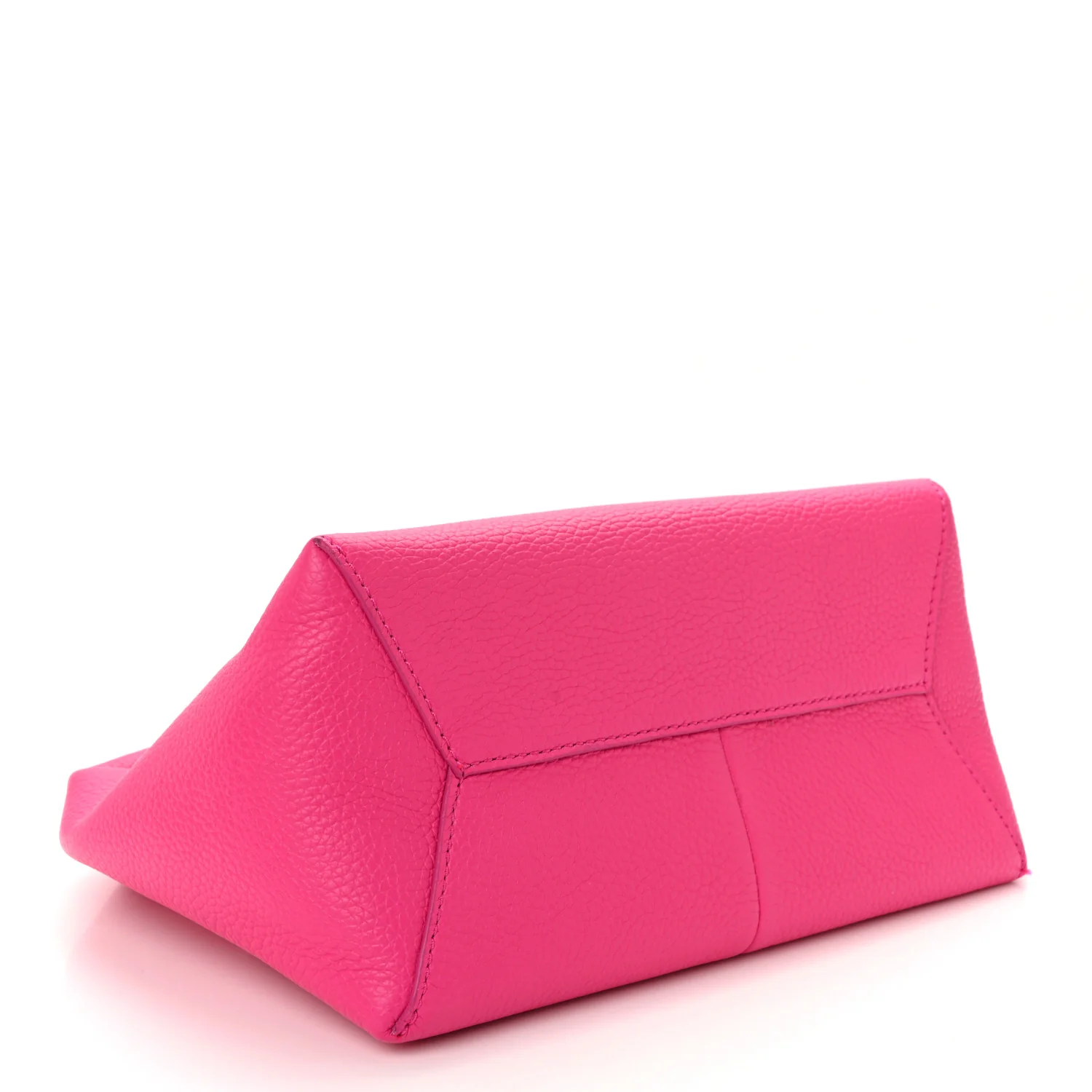 Grained Calfskin Mini The Sack Bag Hot Pink