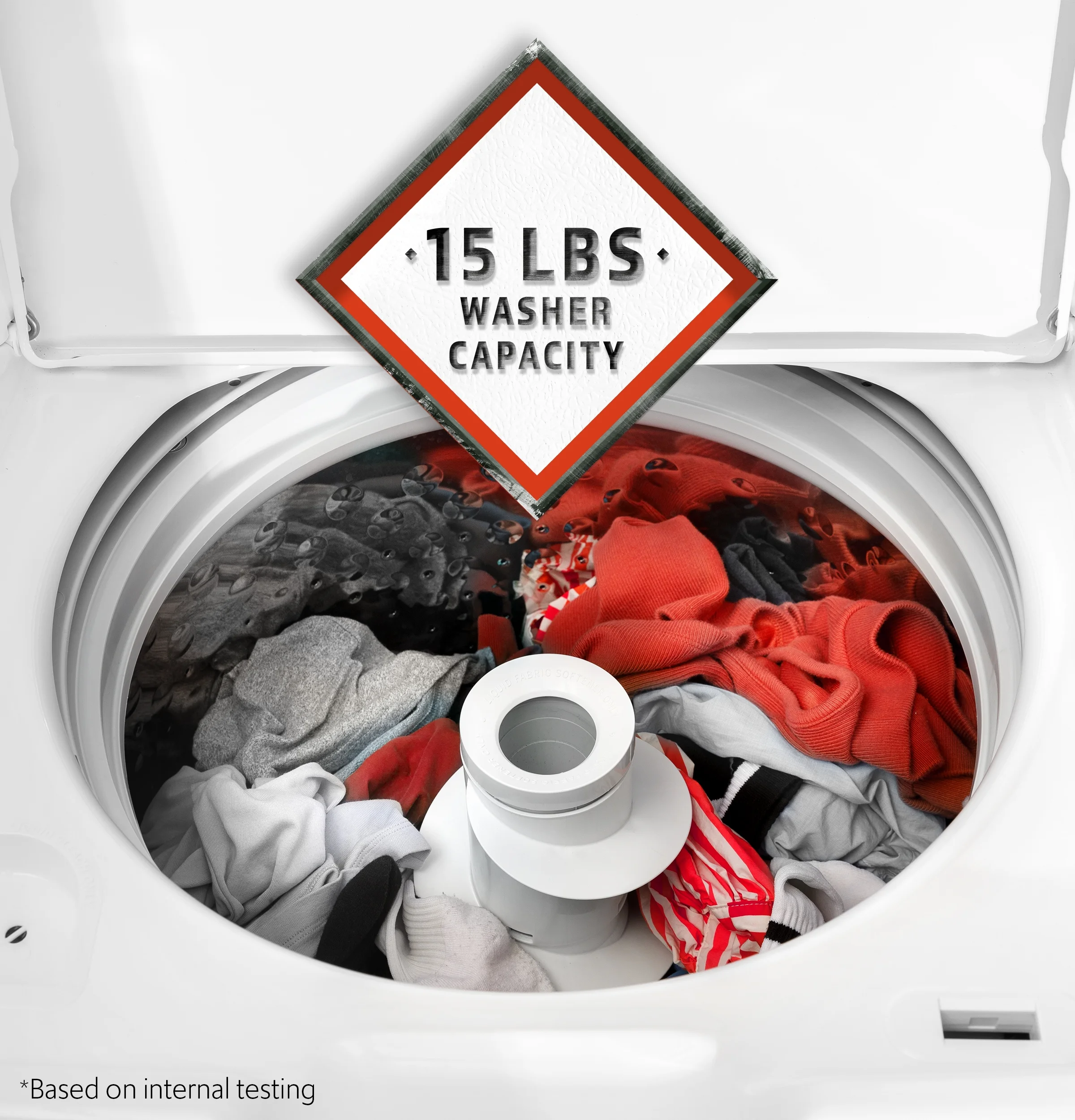 4 cu ft High Efficiency White Top Load Washing Machine with Cold Plus - Image 3