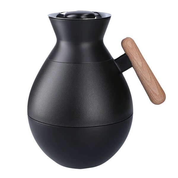 Stay warm termokanne rund 1,0L svart