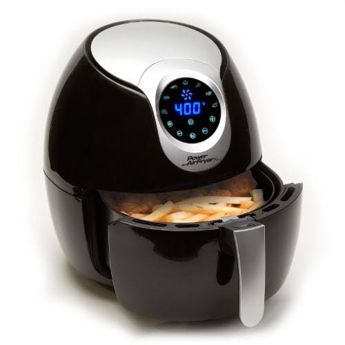 As Seen on TV Power Air Fryer, Black, 5.3 Qt
