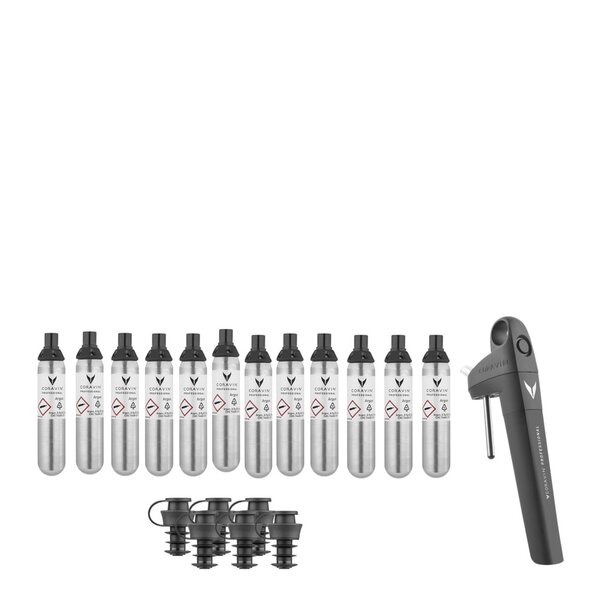 Pivot Porofessional Kit vinkonserveringssystem svart