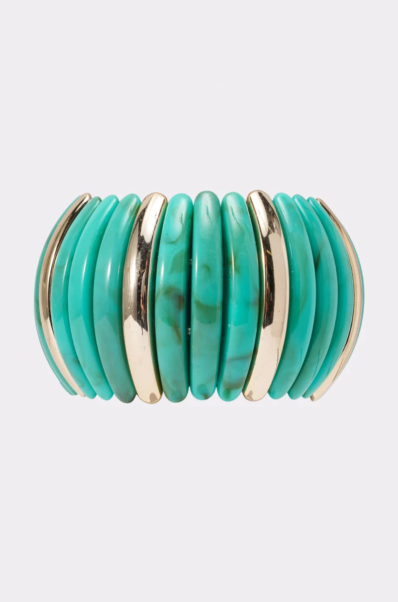 DISC BRACELET IN TURQUOISE - Akira Store