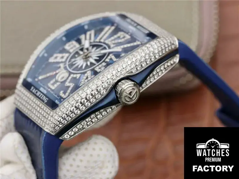 Franck Muller Vanguard V45.SC.DT.AC.BL Blue Dial