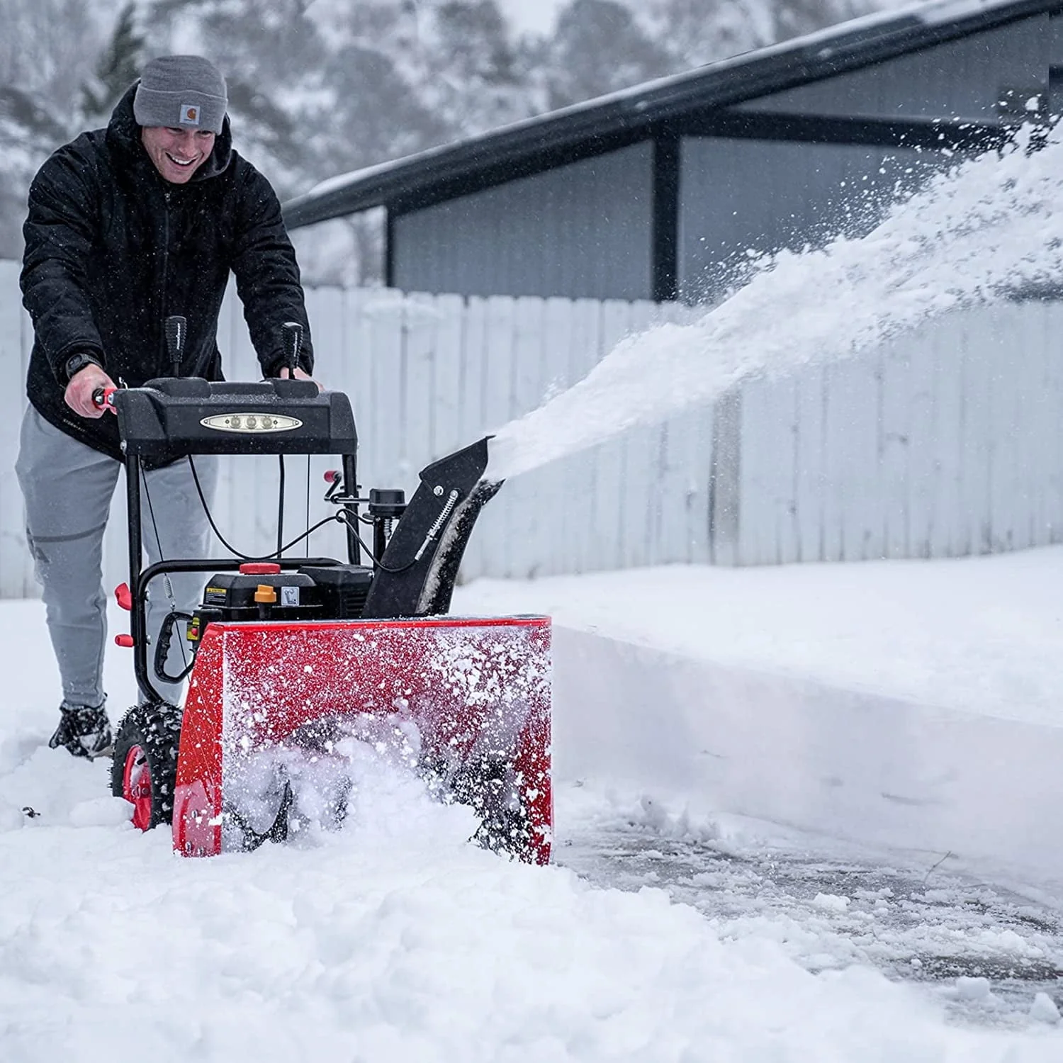 PowerSmart 24" 212cc Gas Snow Blowerwith Self Propelled, Electric Start Image 6