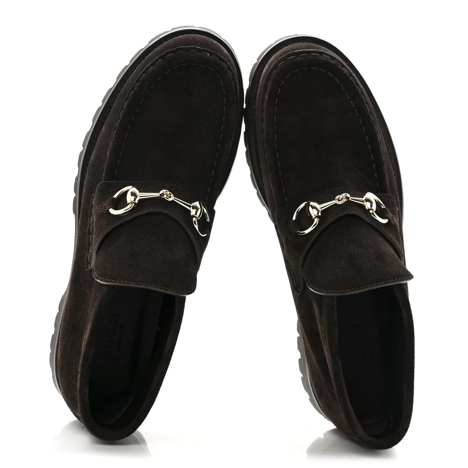 Suede Horsebit Ankle Boots 38 Dark Brown