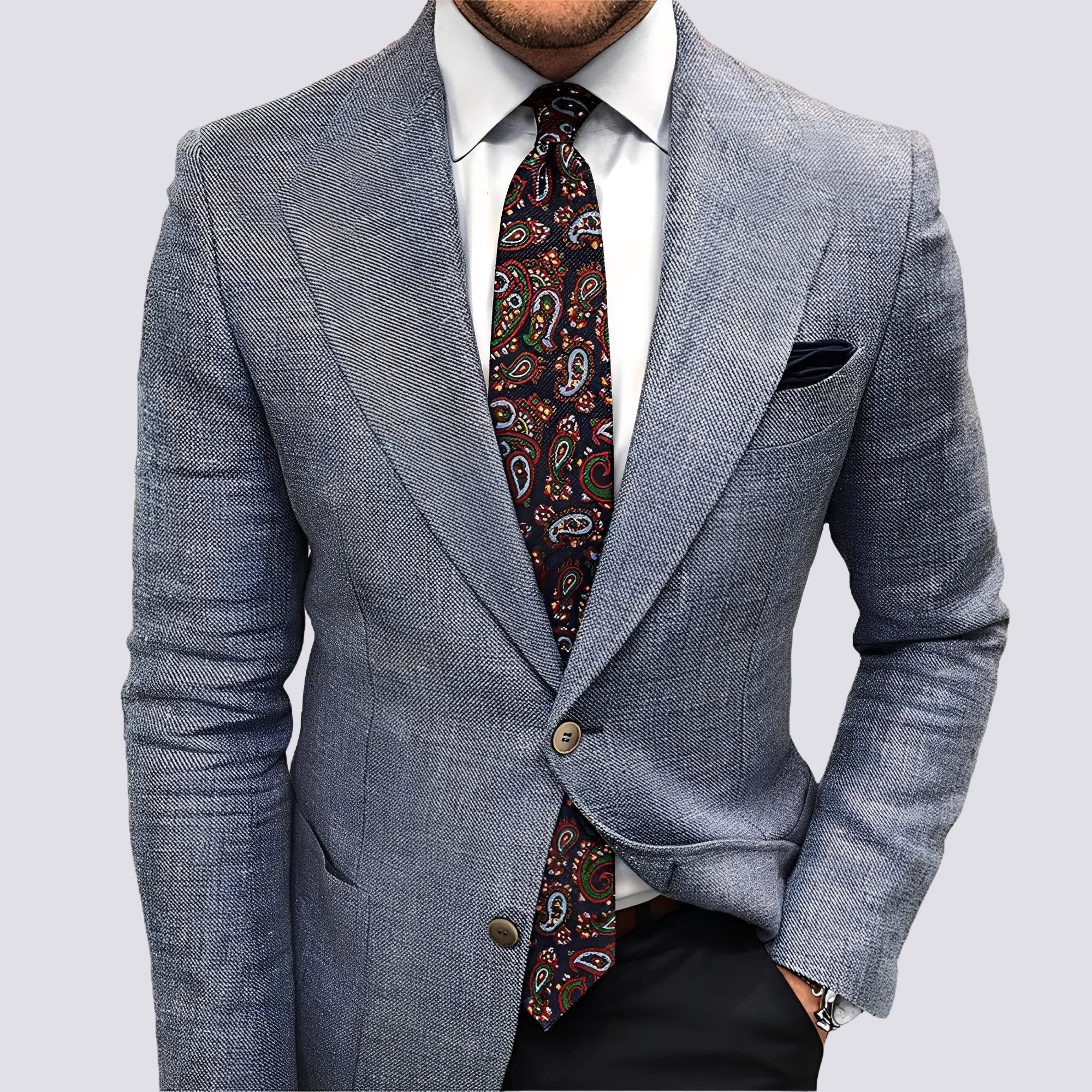 Tristan – Veste de costume pour hommes – pour occasions festives