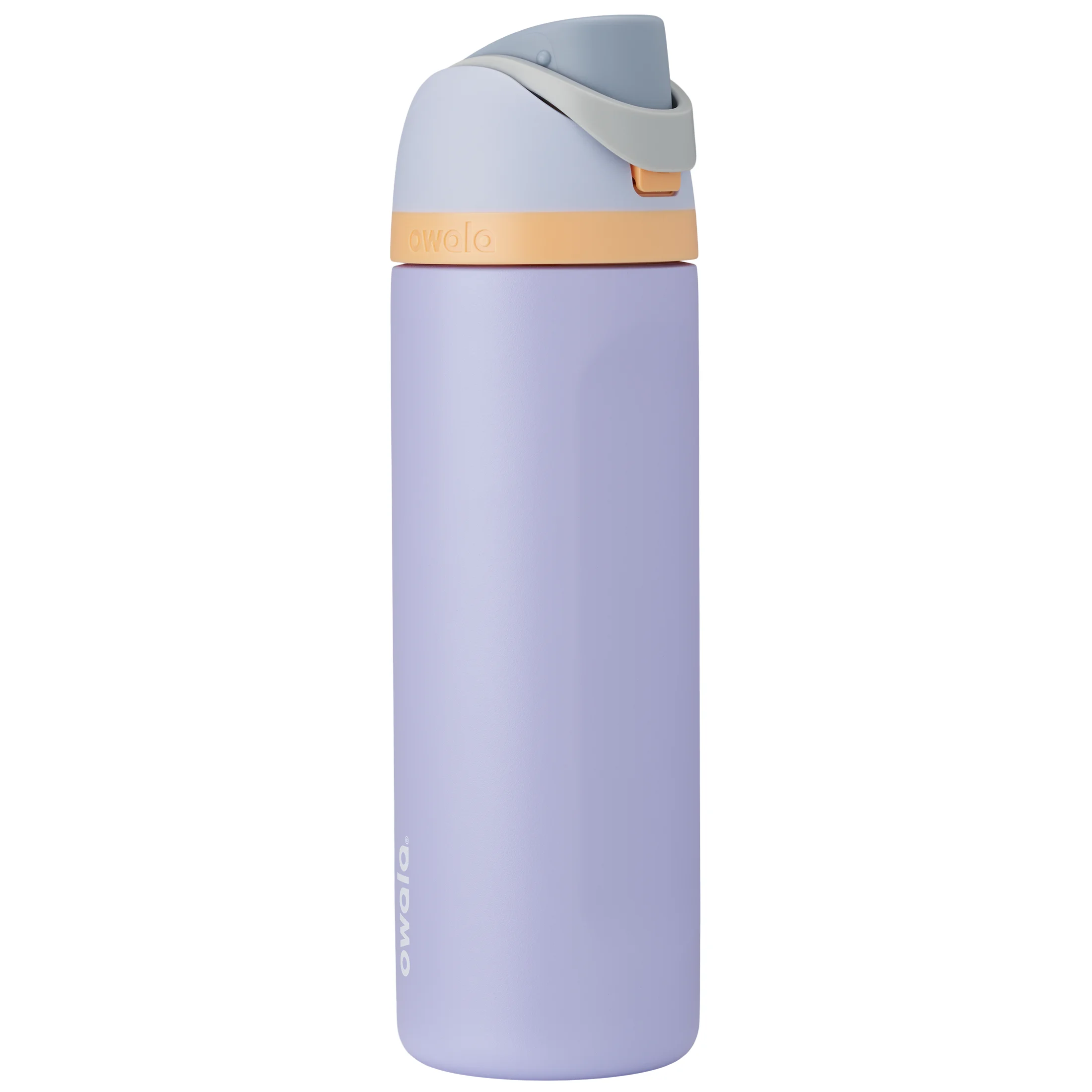 (4 Pack) Owala Freesip Stainless Steel Water Bottle, 24 oz, Cloud 9 Light Purple