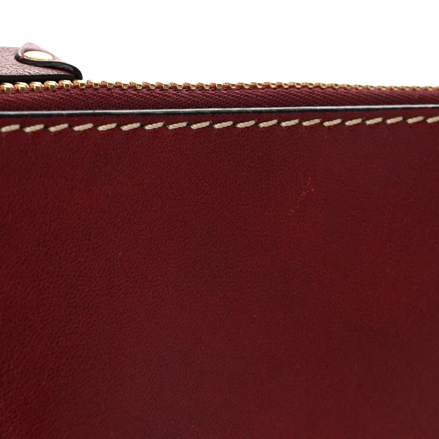Calfskin Medium Marcie Satchel Stormy Red