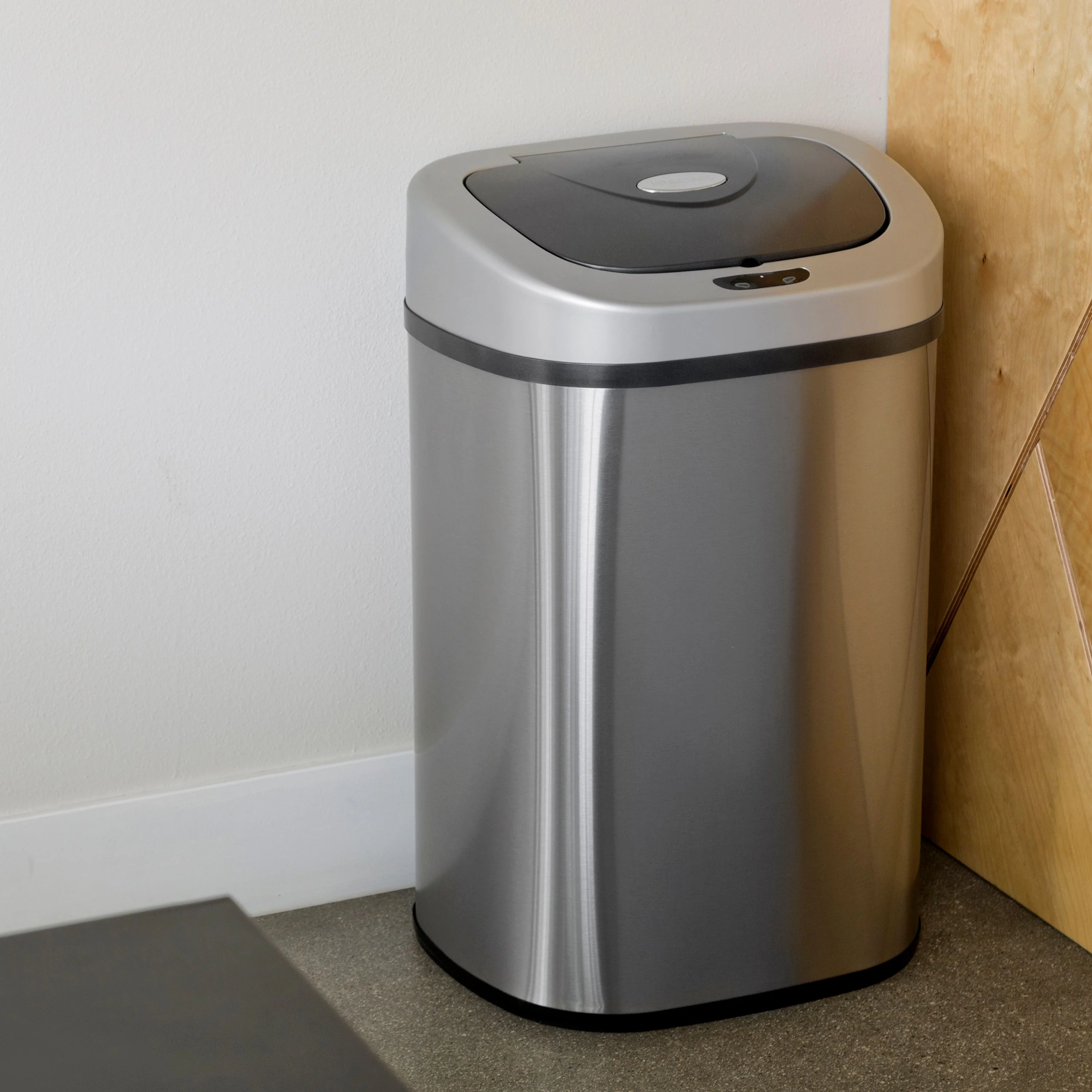 Automatic Trash Can, 21 Gallon Stainless Steel, Motion Sensor Hands Free Soft Close Lid Garbage Bin, Silver - Image 3